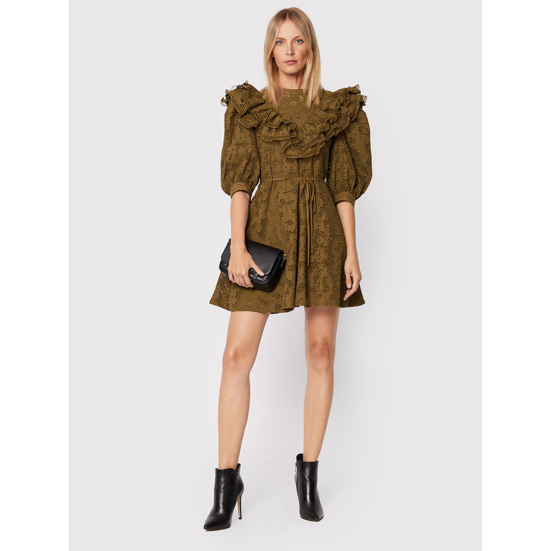Custommade Ежедневна рокля Lysandra 999370418 Кафяв Regular Fit - Pepit.bg