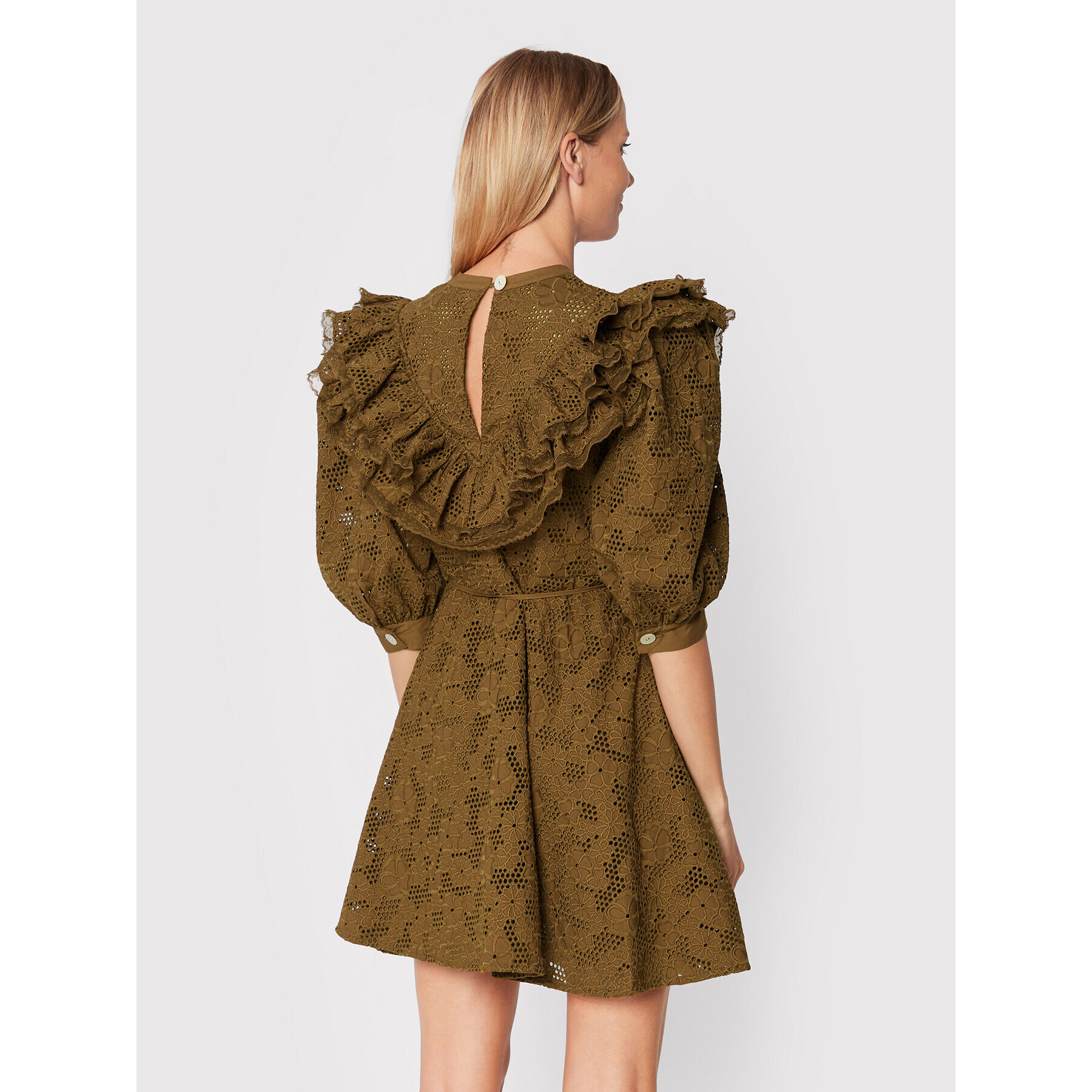 Custommade Ежедневна рокля Lysandra 999370418 Кафяв Regular Fit - Pepit.bg