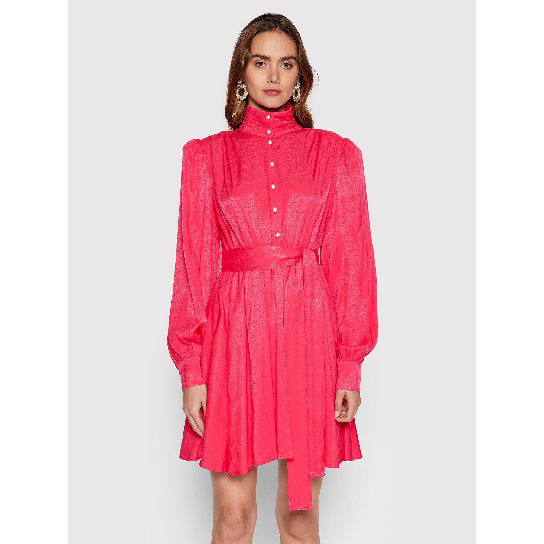 Custommade Ежедневна рокля Linnea 999373405 Червен Regular Fit - Pepit.bg