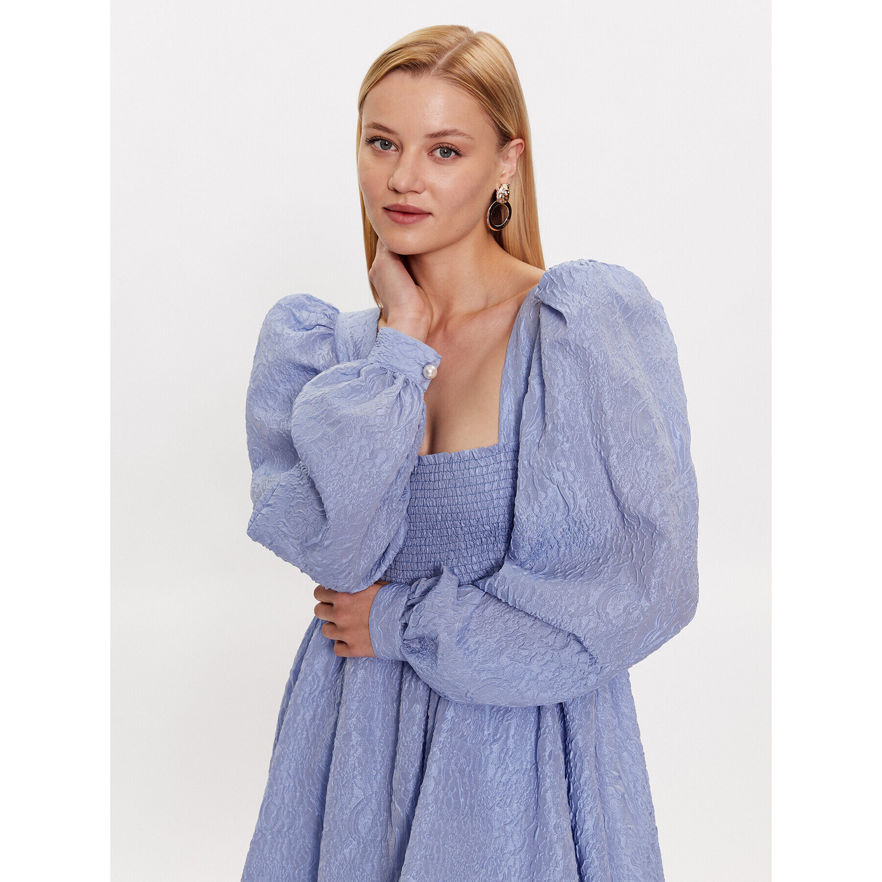 Custommade Коктейлна рокля Jenny 999387469 Син Regular Fit - Pepit.bg