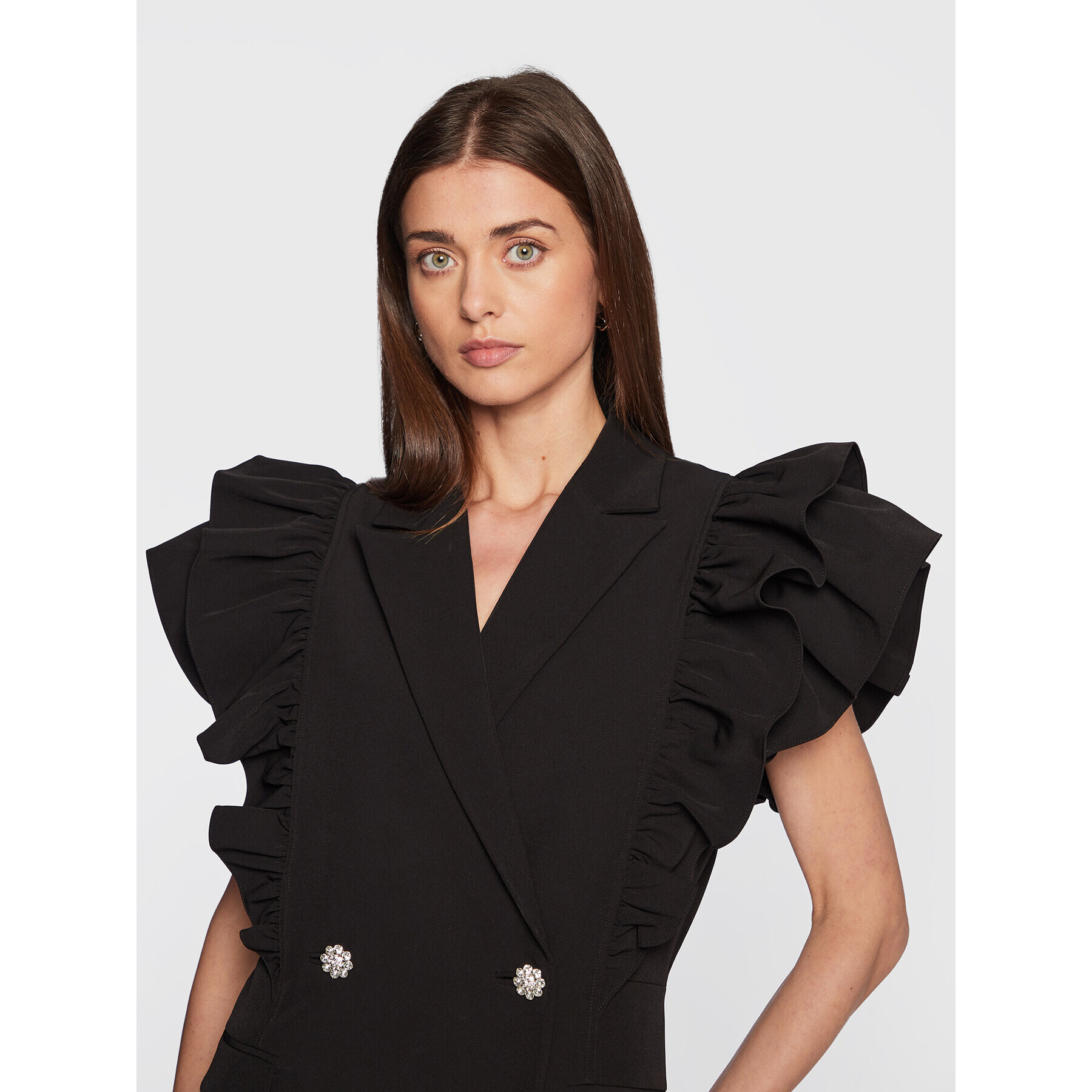 Custommade Коктейлна рокля Kobane 999425401 Черен Regular Fit - Pepit.bg