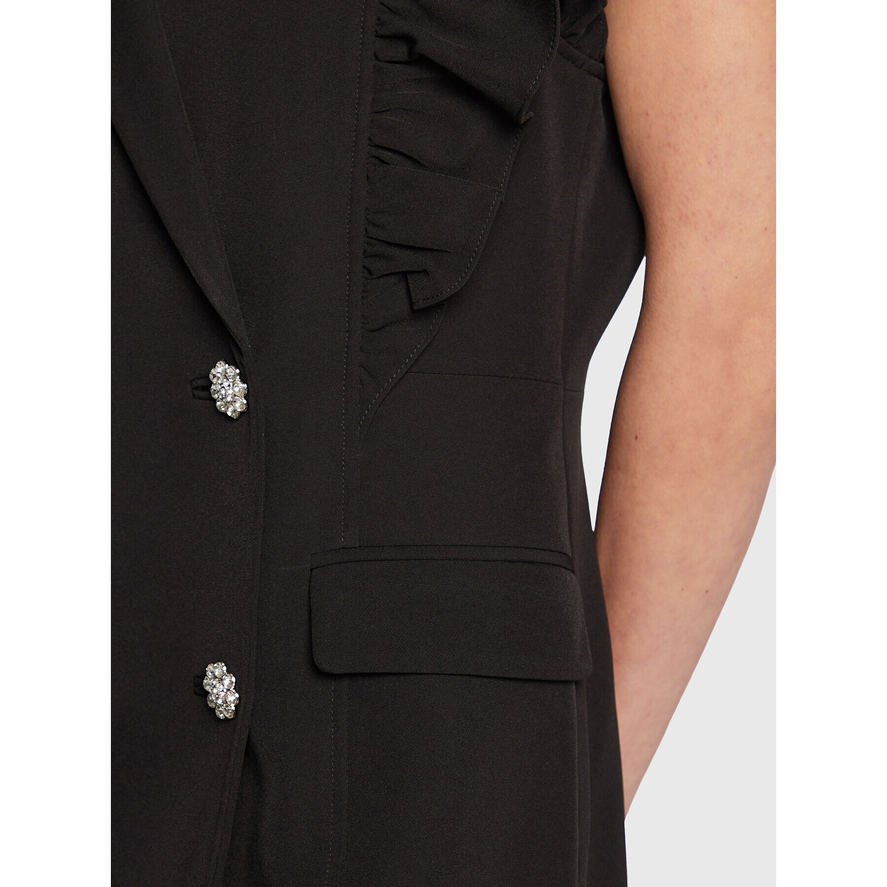 Custommade Коктейлна рокля Kobane 999425401 Черен Regular Fit - Pepit.bg