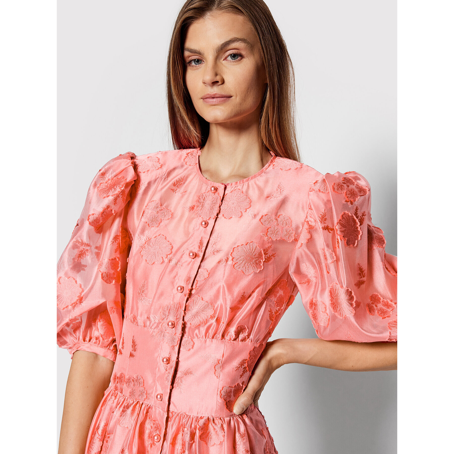 Custommade Коктейлна рокля Lulia 999323414 Розов Regular Fit - Pepit.bg