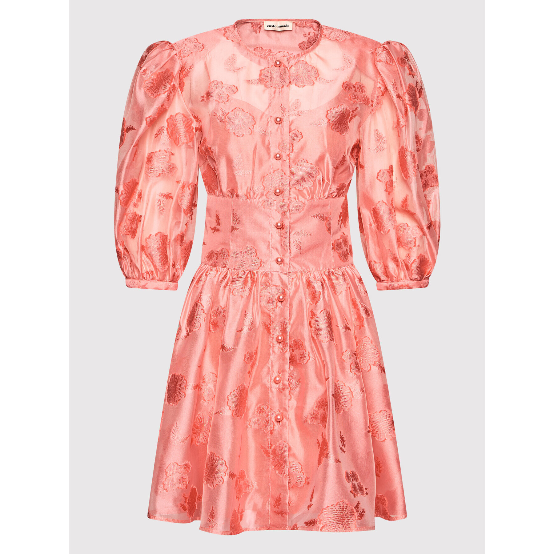 Custommade Коктейлна рокля Lulia 999323414 Розов Regular Fit - Pepit.bg
