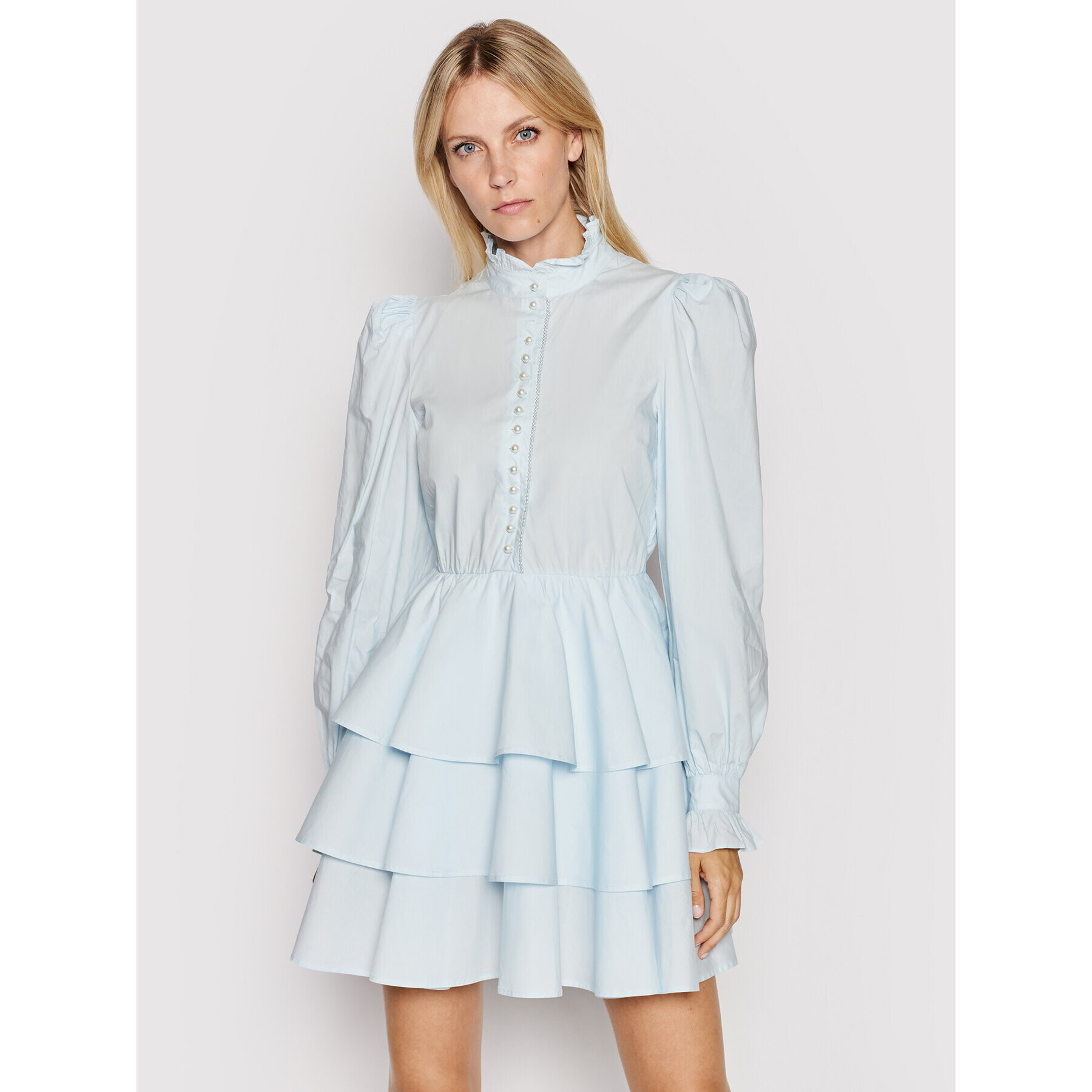 Custommade Коктейлна рокля Lydia 212369403 Син Regular Fit - Pepit.bg