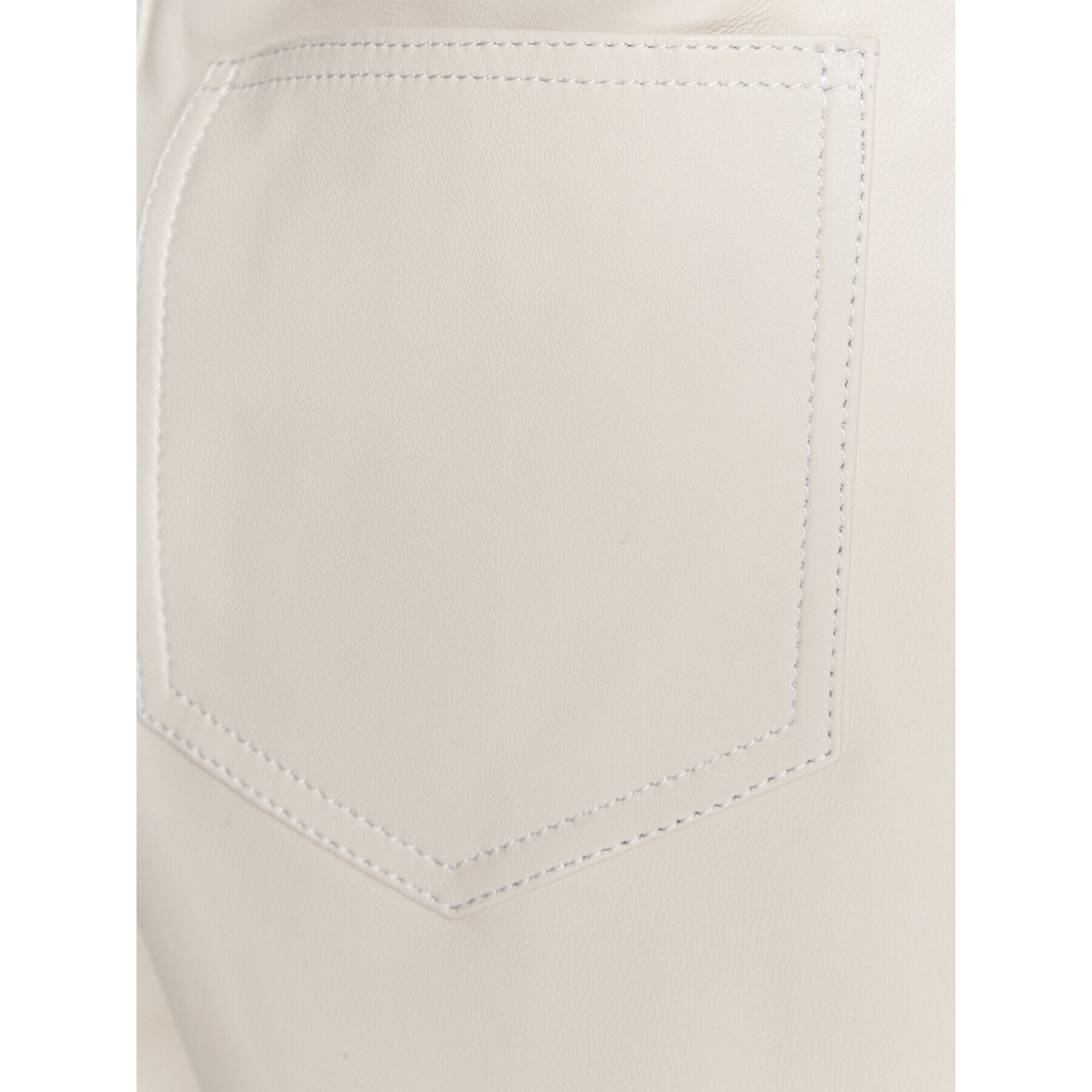 Custommade Кожени шорти Nava 999418711 Екрю Regular Fit - Pepit.bg