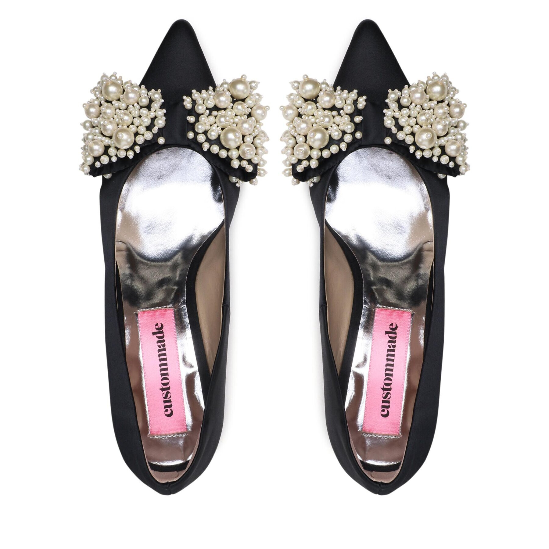 Custommade Обувки на ток Alimo Pearl 999623024 Черен - Pepit.bg
