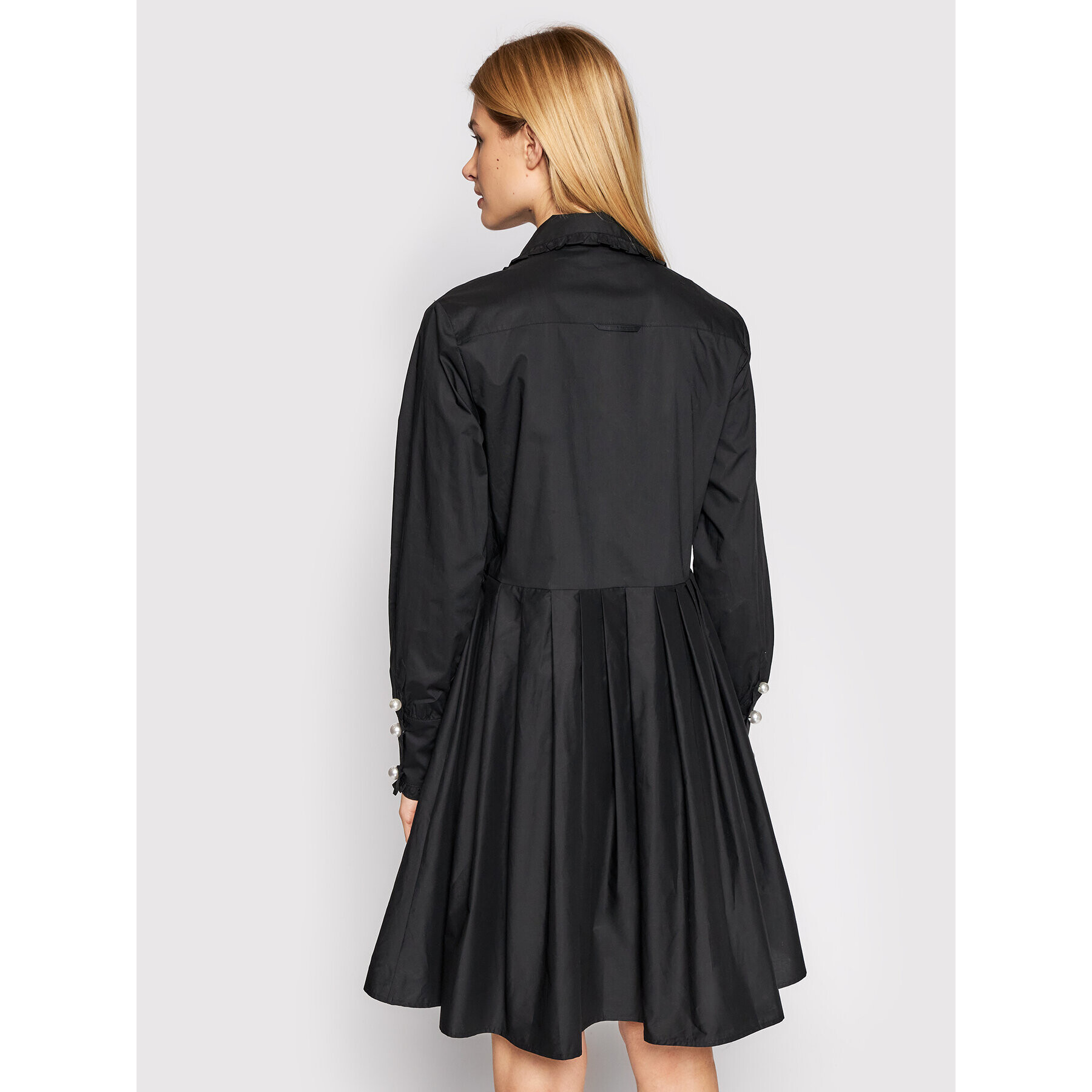 Custommade Рокля тип риза Lamia 999369404 Черен Relaxed Fit - Pepit.bg