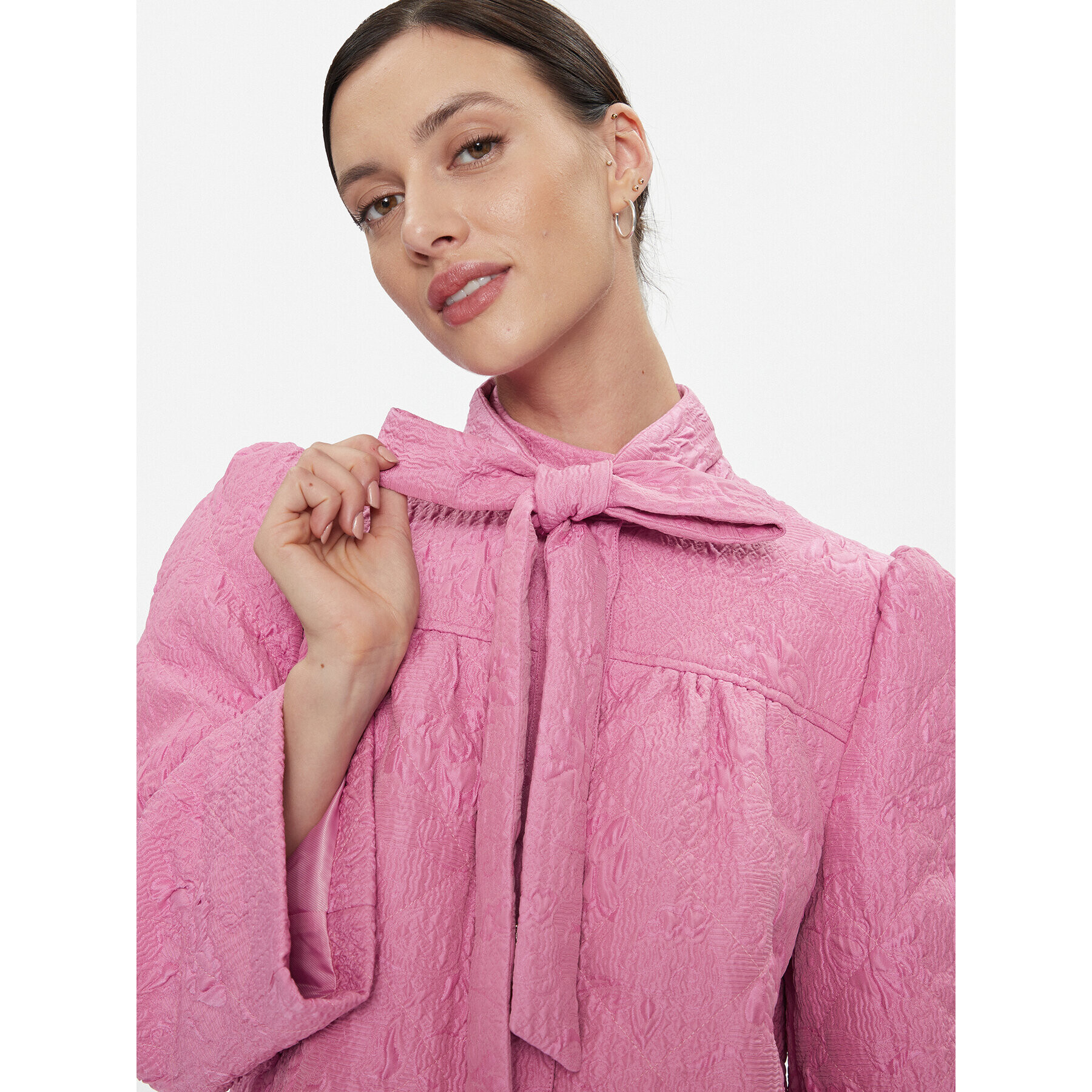 Custommade Сако Guiseppa 999459877 Розов Regular Fit - Pepit.bg
