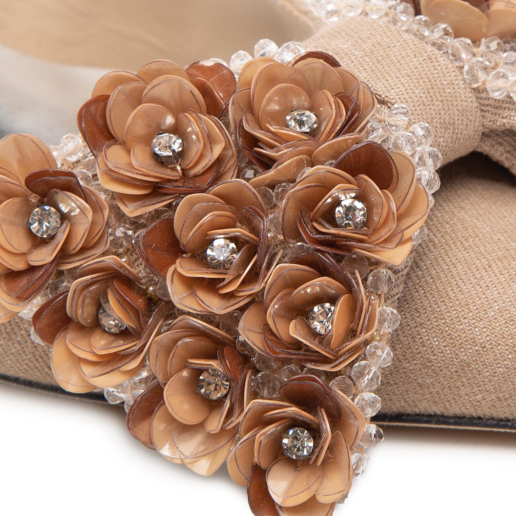 Custommade Сандали Alima Flower 999628017 Бежов - Pepit.bg