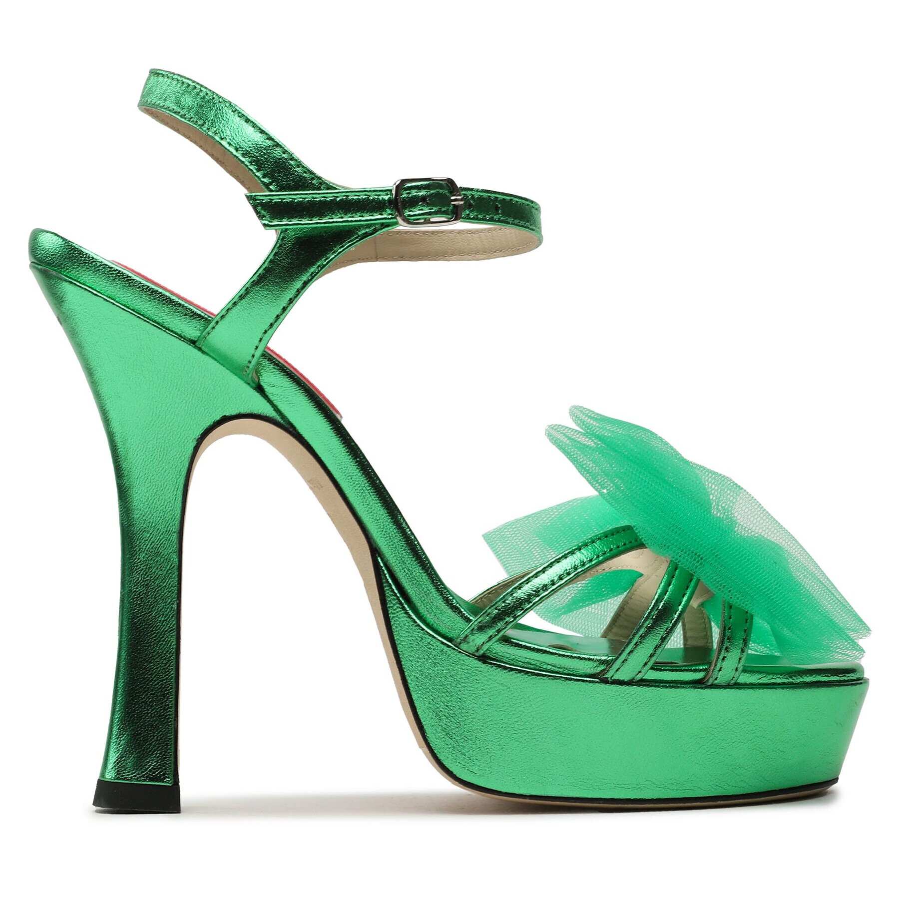 Custommade Сандали Arlina Metallic Bow 999624047 Зелен - Pepit.bg