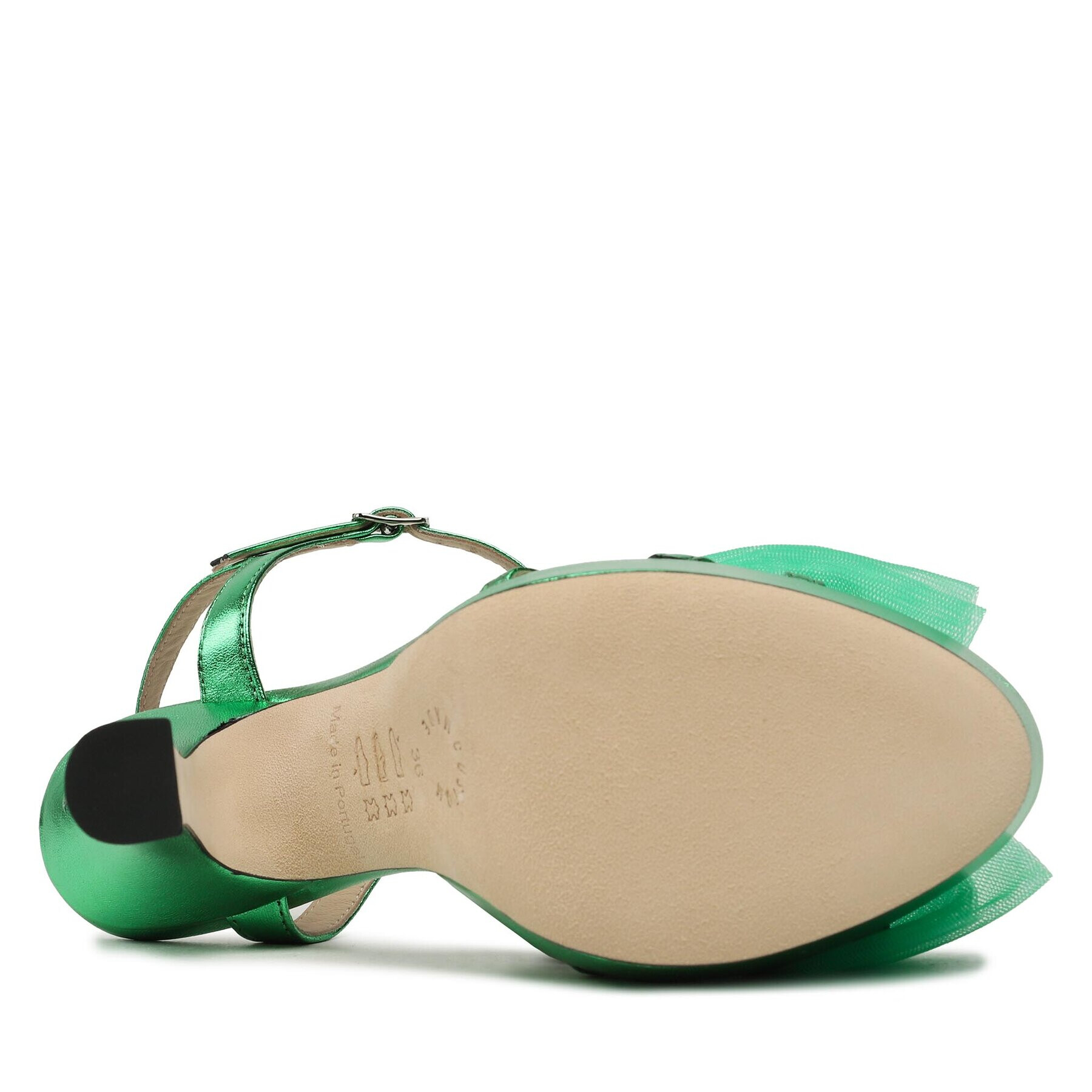 Custommade Сандали Arlina Metallic Bow 999624047 Зелен - Pepit.bg