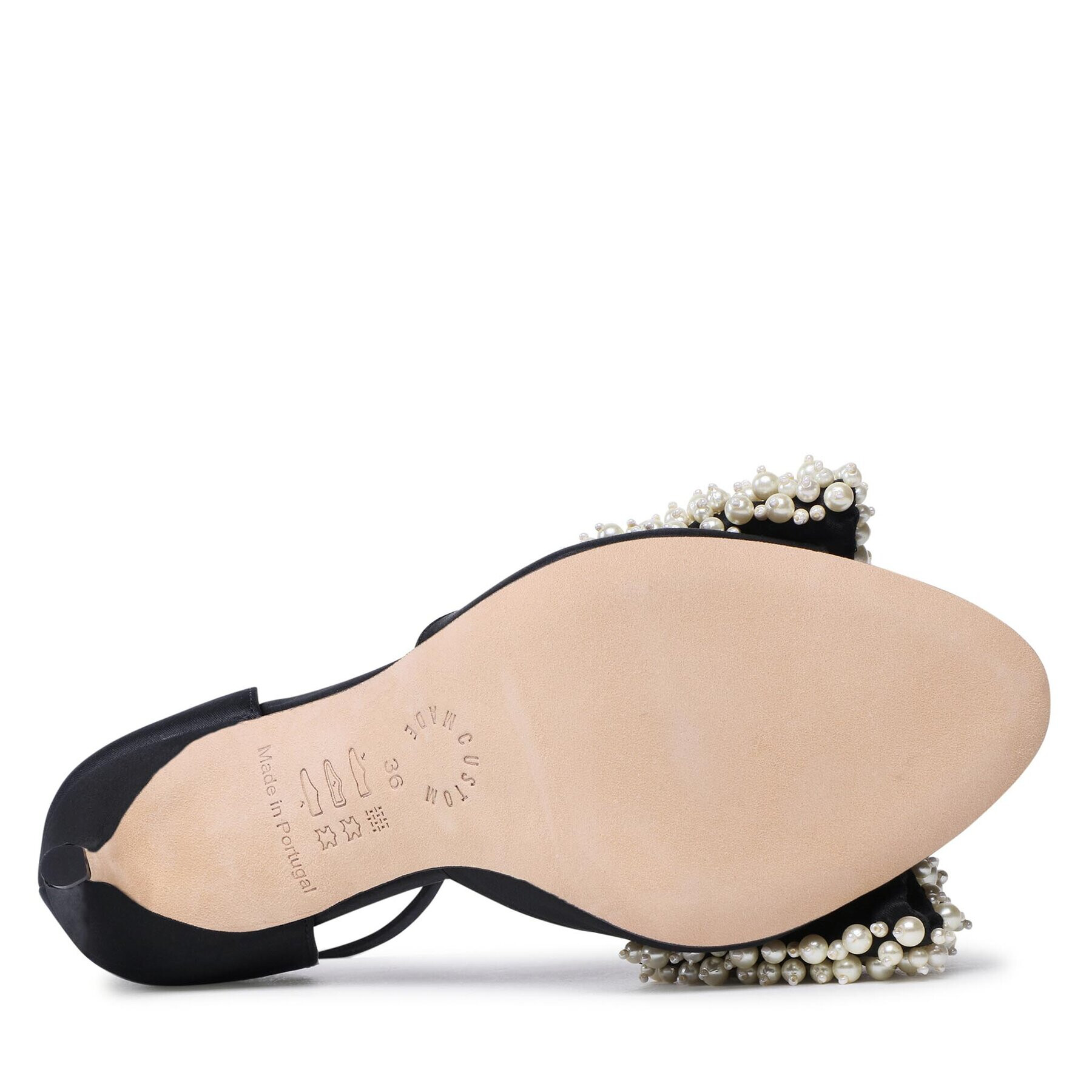 Custommade Сандали Marita Pearl 998623031 Черен - Pepit.bg