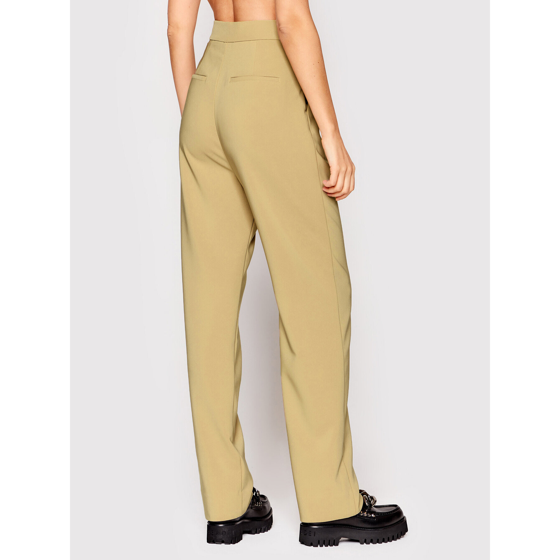 Custommade Текстилни панталони Piah 999425518 Бежов Regular Fit - Pepit.bg