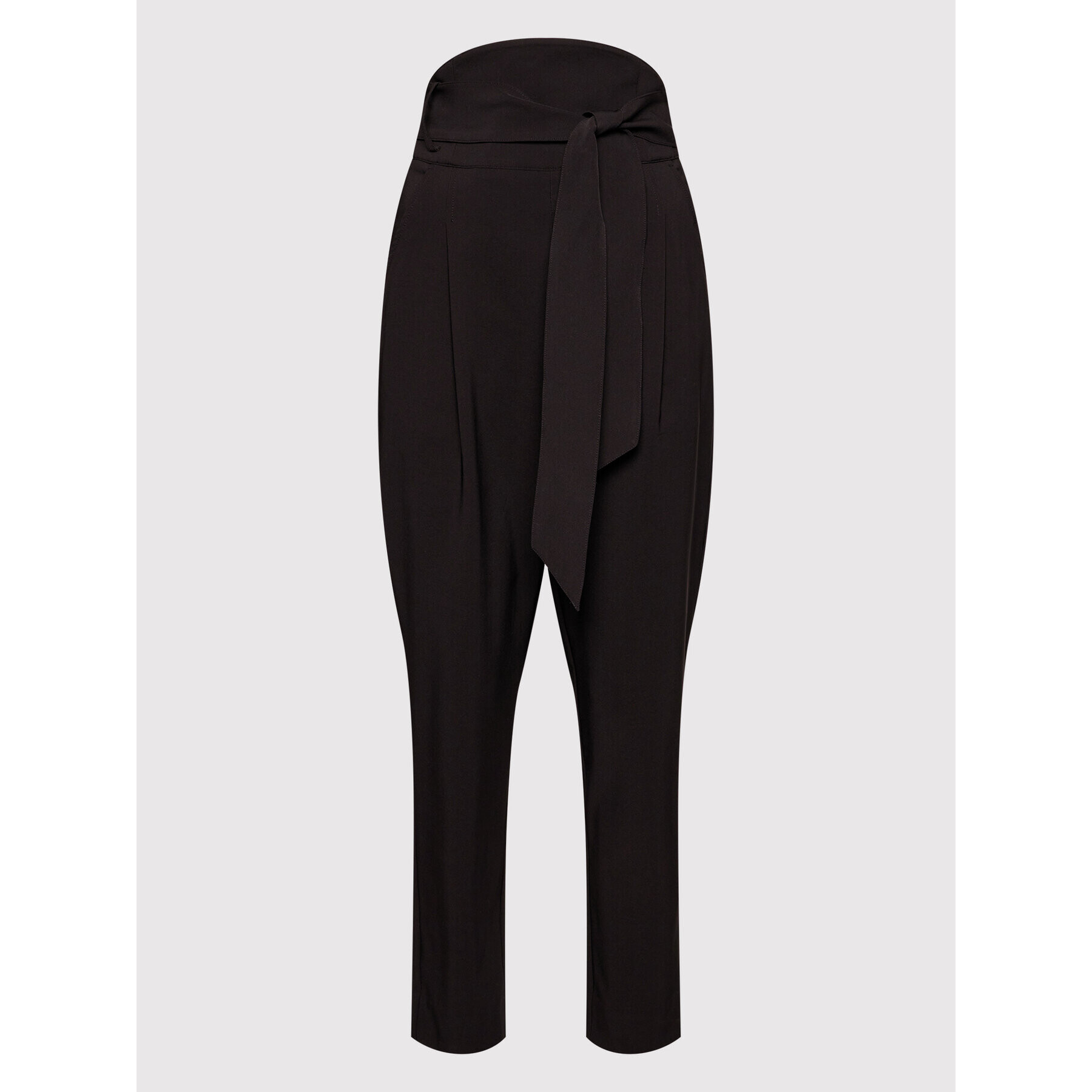 Custommade Текстилни панталони Pinja 999425507 Черен Regular Fit - Pepit.bg