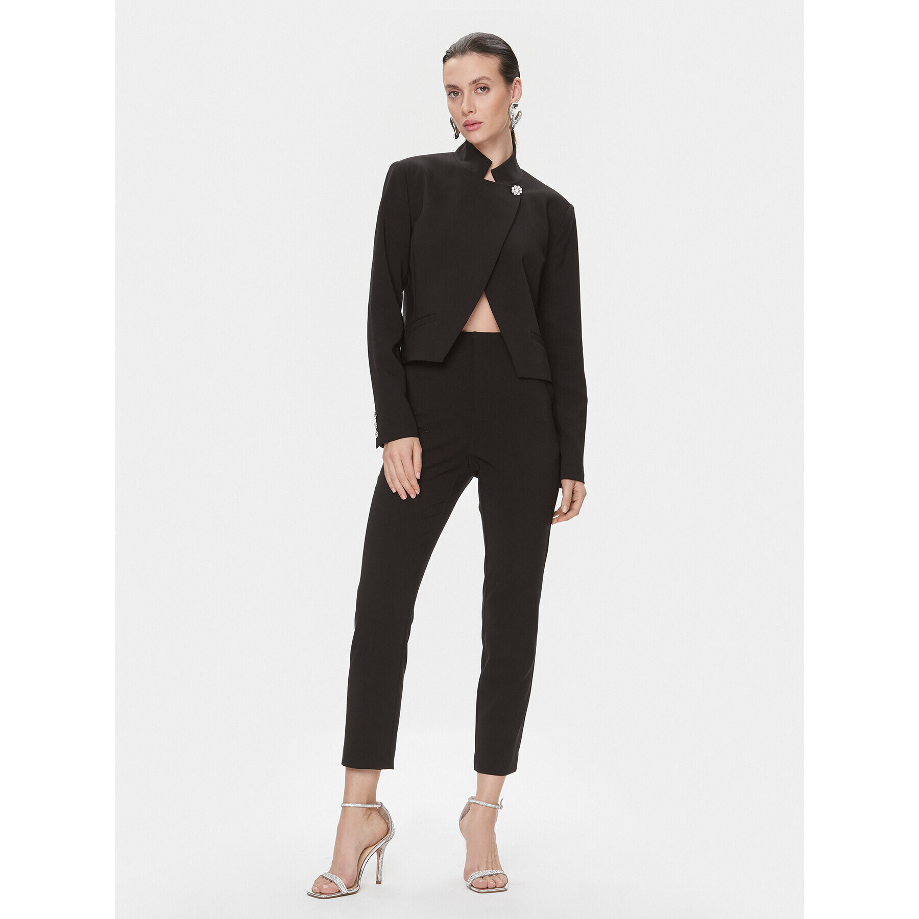 Custommade Текстилни панталони Pixie 999425549 Черен Regular Fit - Pepit.bg