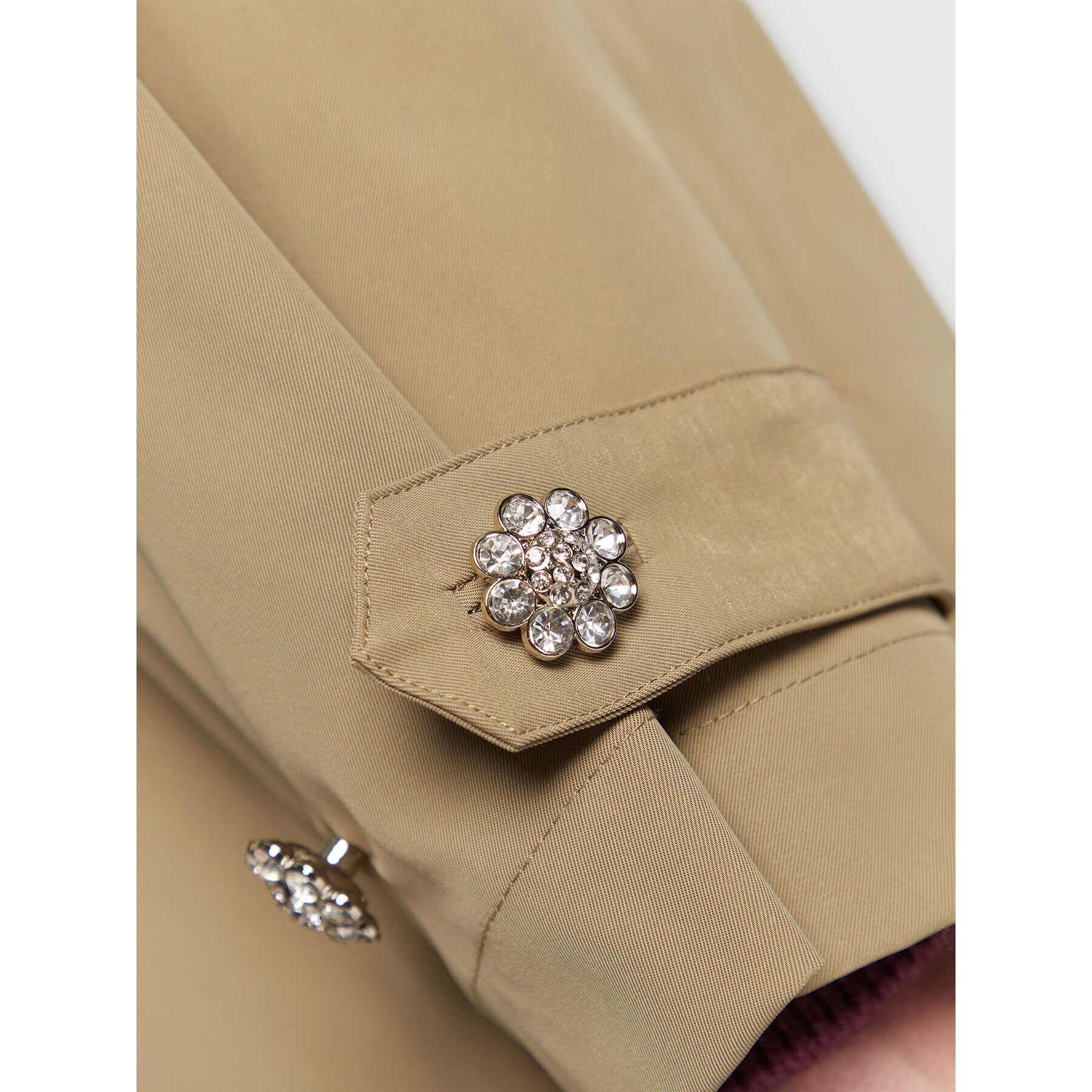 Custommade Тренч Flora 999502828 Зелен Regular Fit - Pepit.bg
