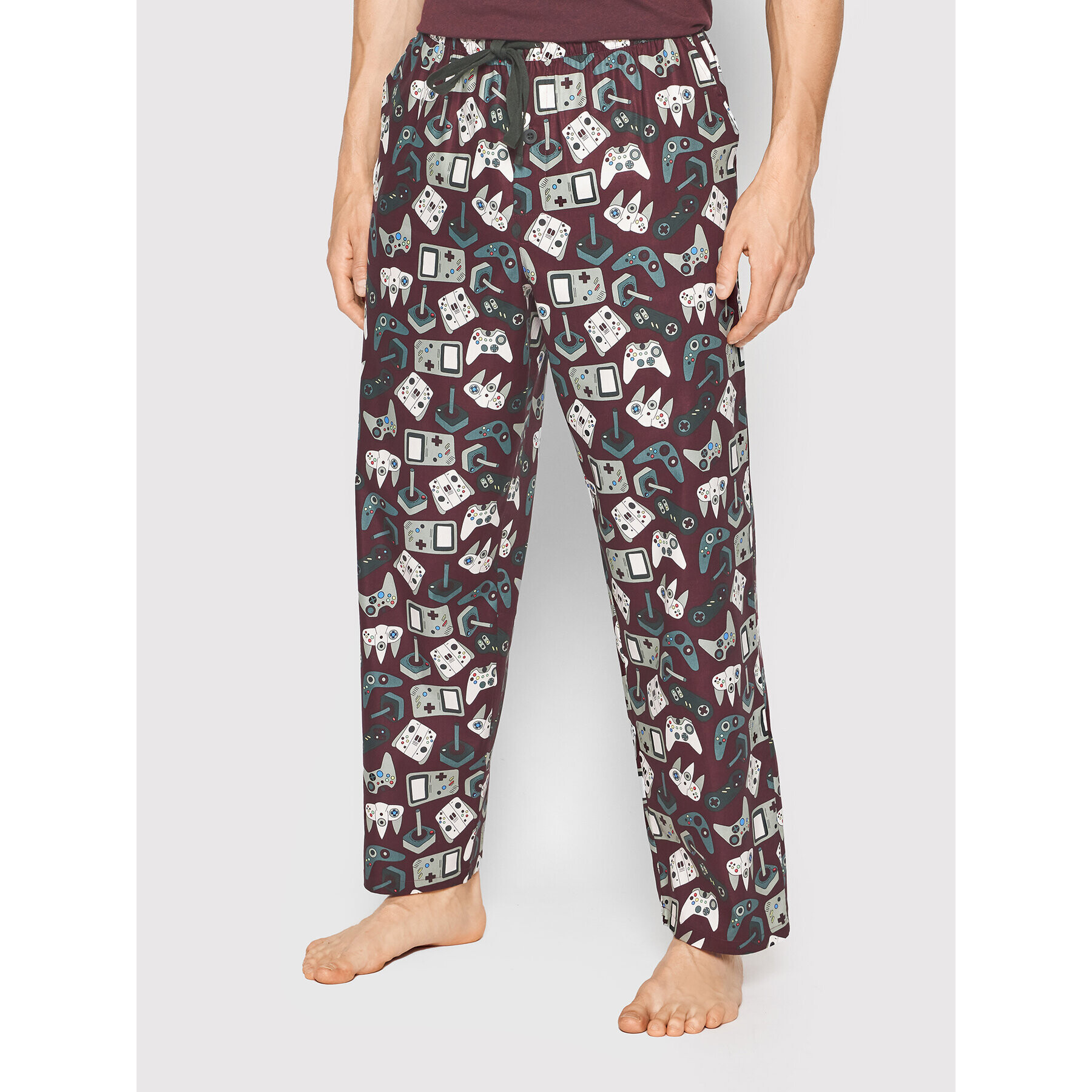 Cyberjammies Долнище на пижама Jack 6678 Бордо Regular Fit - Pepit.bg