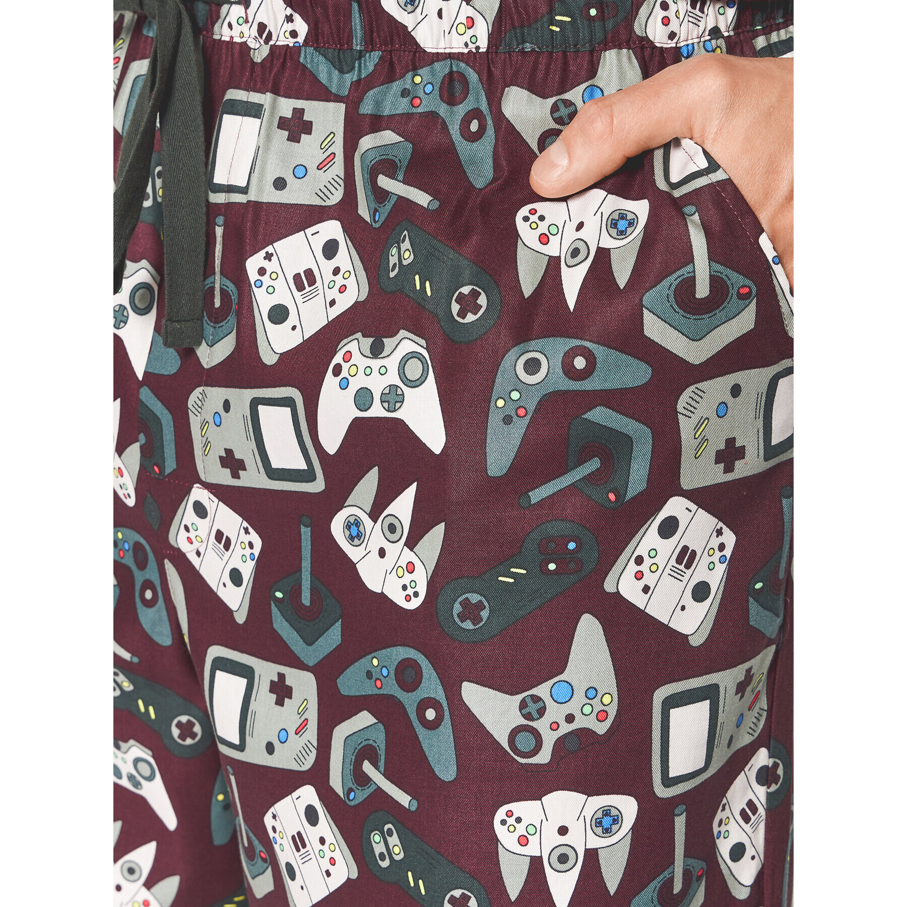 Cyberjammies Долнище на пижама Jack 6678 Бордо Regular Fit - Pepit.bg