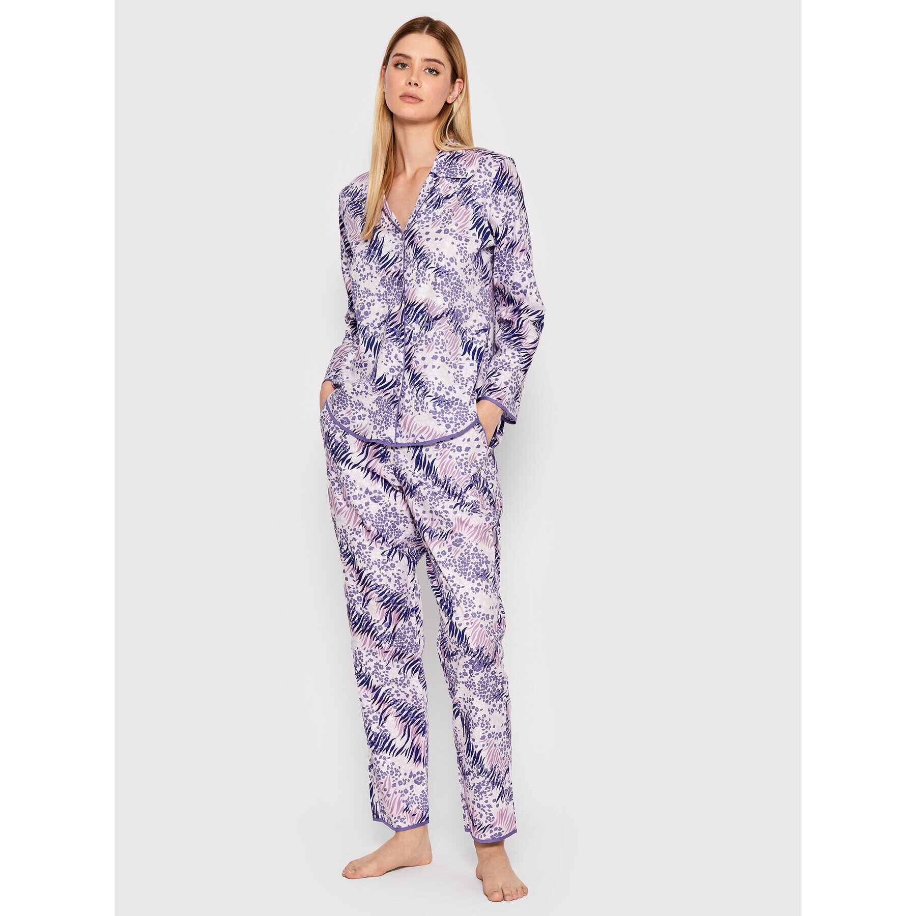 Cyberjammies Долнище на пижама Camila 9374 Виолетов Relaxed Fit - Pepit.bg