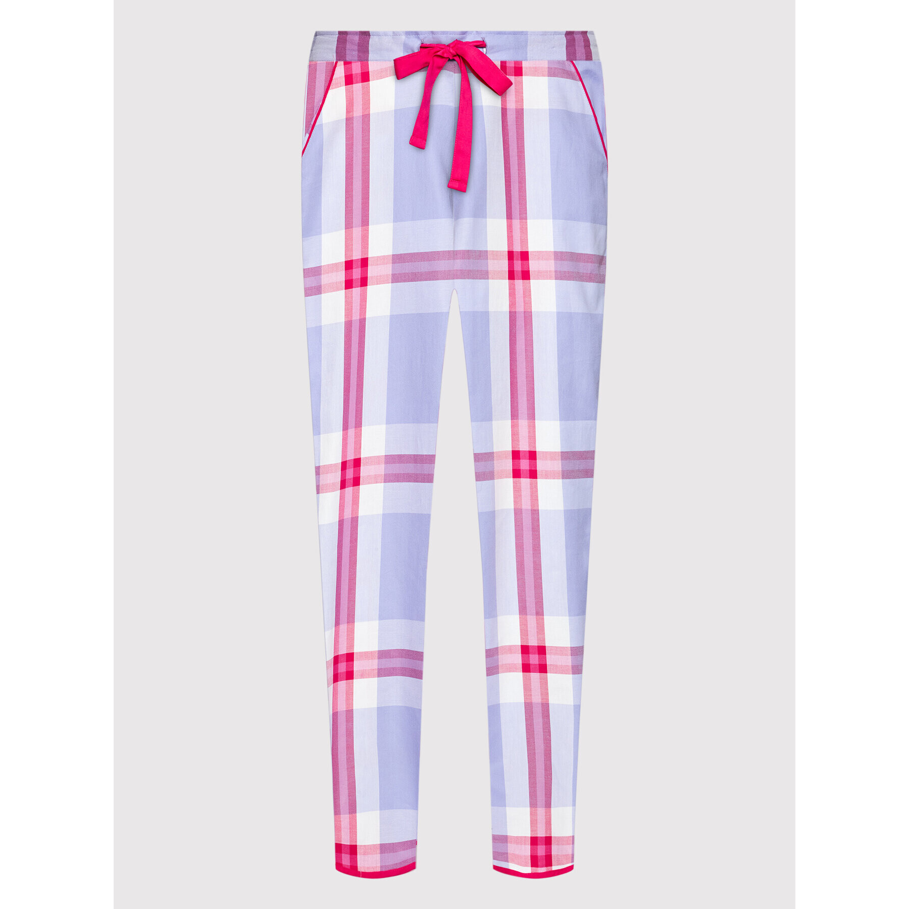 Cyberjammies Долнище на пижама Carrie Check 9058 Виолетов Relaxed Fit - Pepit.bg