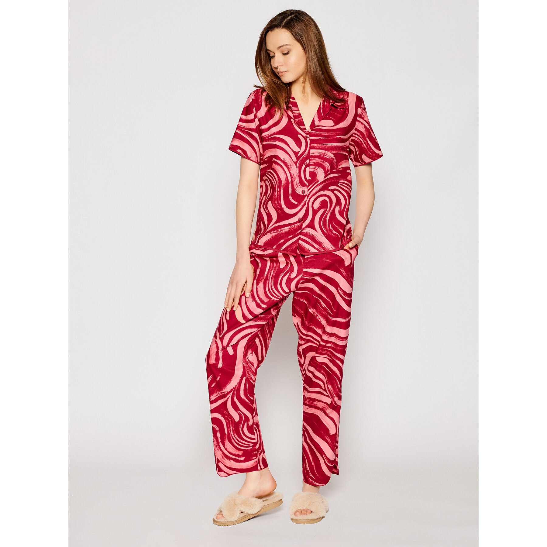 Cyberjammies Долнище на пижама Kristen 4755 Червен - Pepit.bg