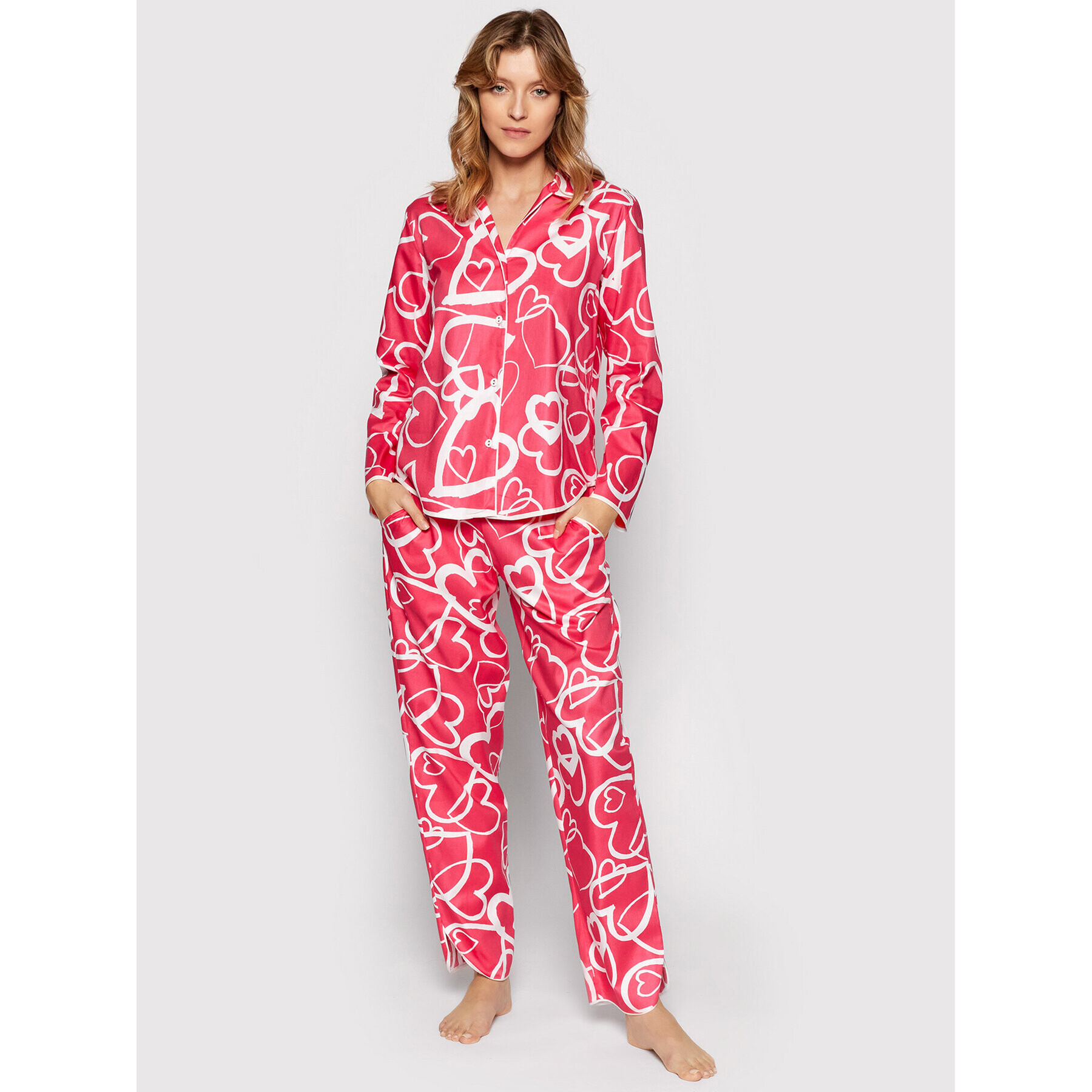 Cyberjammies Долнище на пижама Mallory 9024 Розов Regular Fit - Pepit.bg