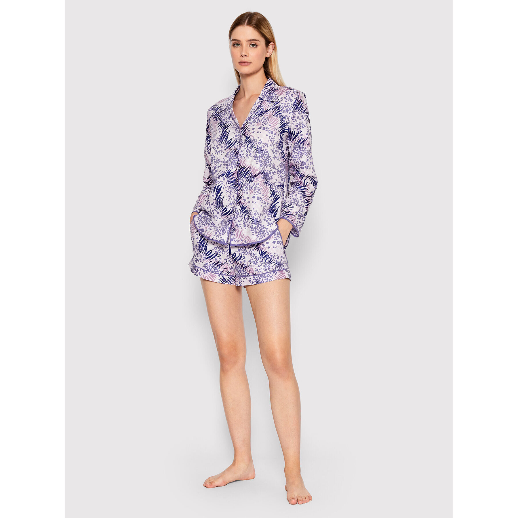 Cyberjammies Пижамени шорти Camila 9375 Виолетов Regular Fit - Pepit.bg