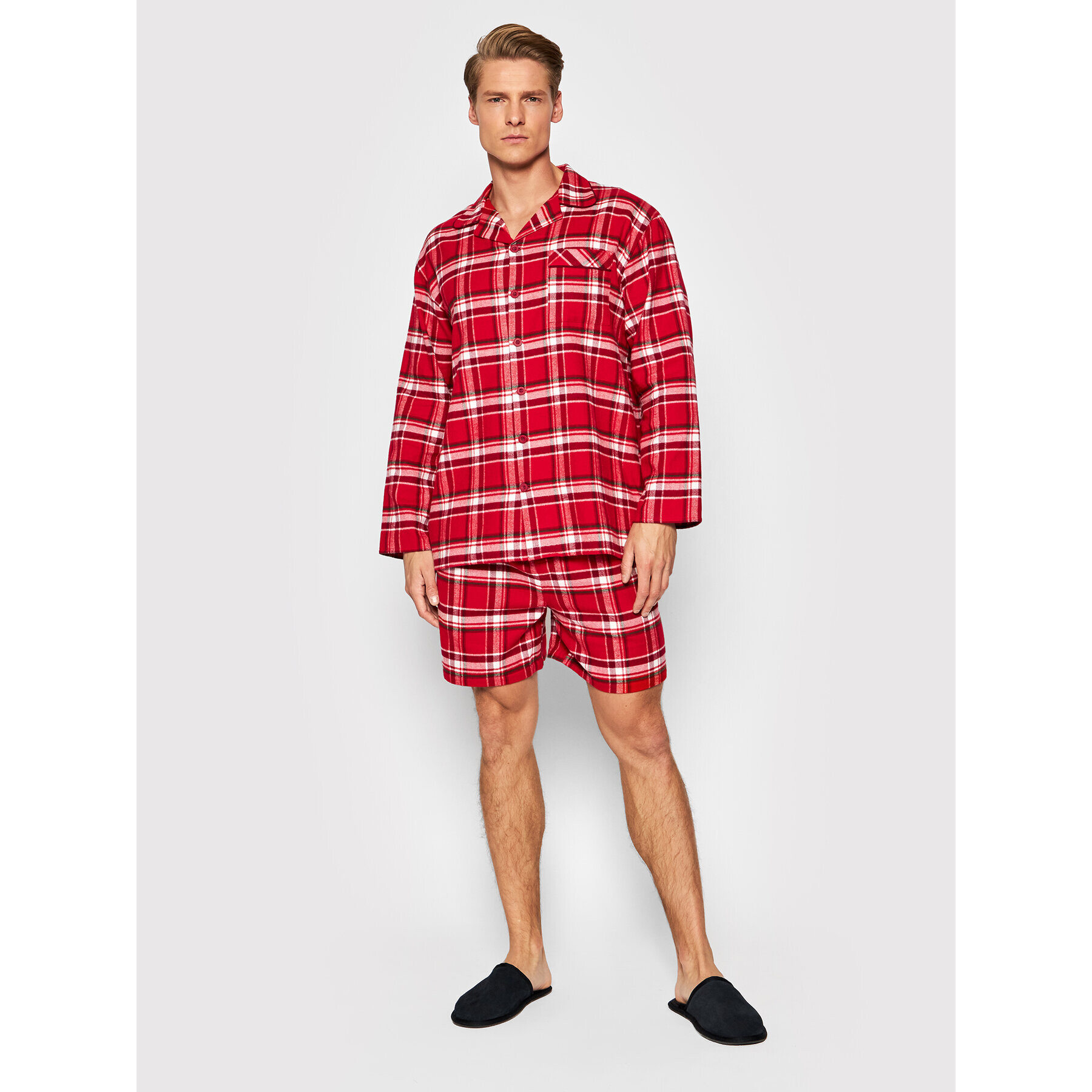Cyberjammies Пижамени шорти Frankie 6641 Червен - Pepit.bg