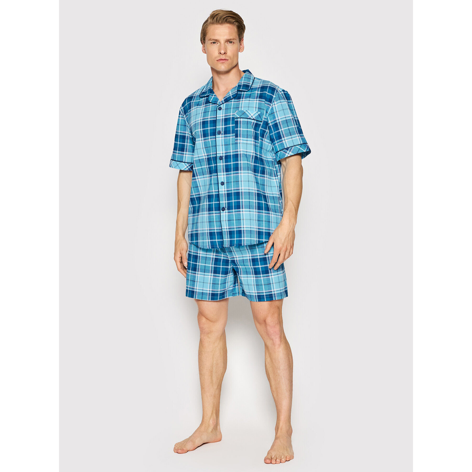 Cyberjammies Пижамени шорти George 6706 Син Regular Fit - Pepit.bg