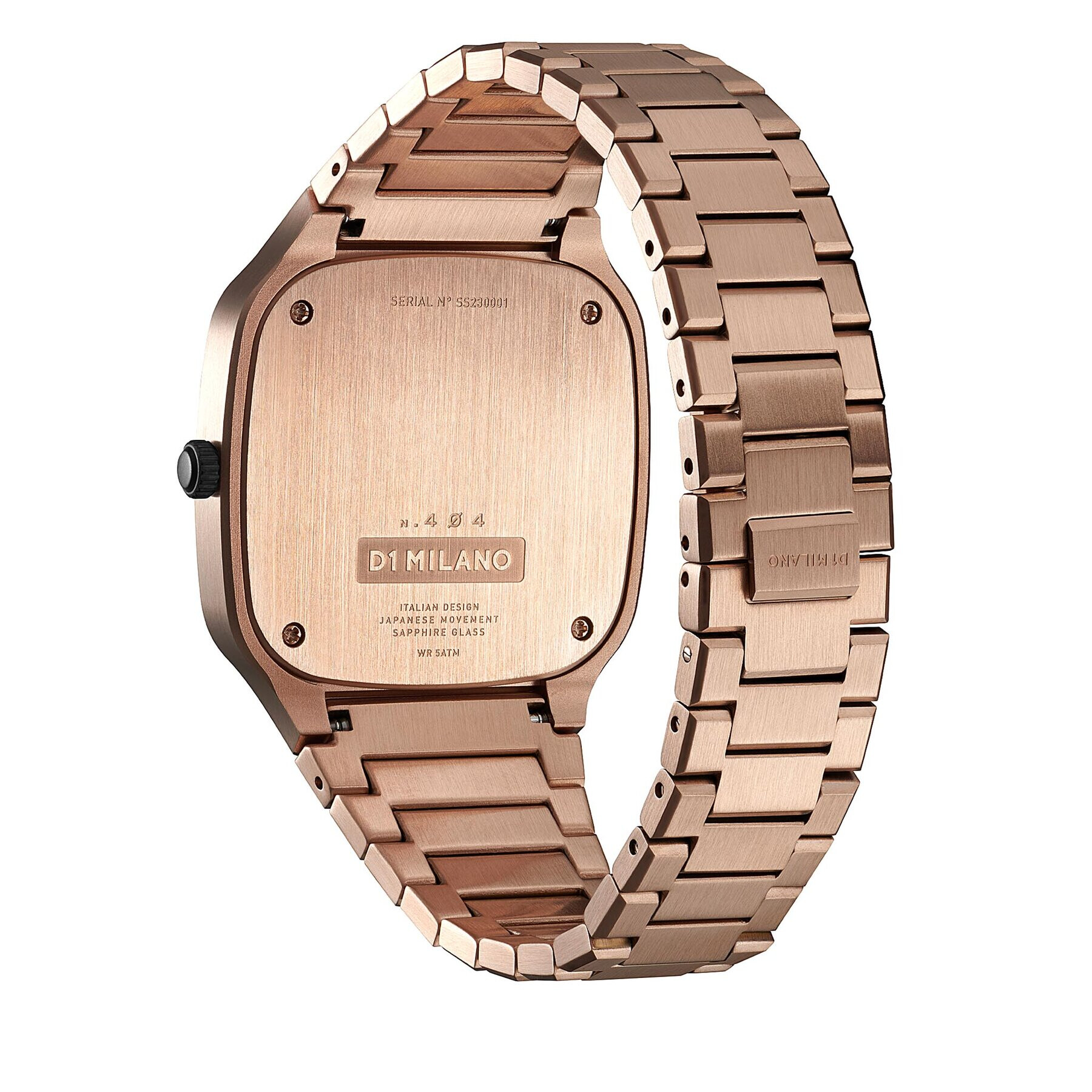 D1 Milano Часовник Square SQBJ04 Златист - Pepit.bg