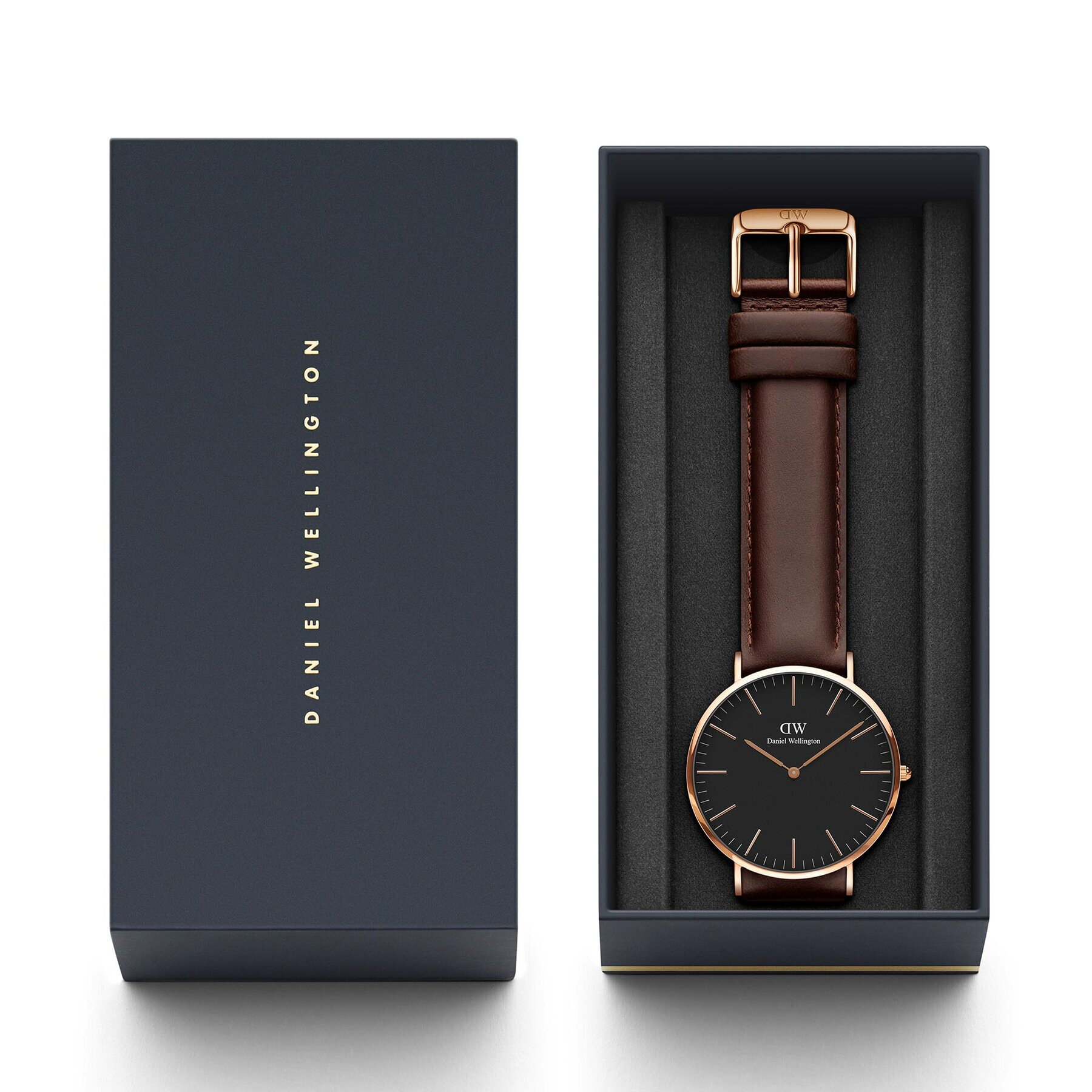 Daniel Wellington Часовник Classic DW00100125 Кафяв - Pepit.bg