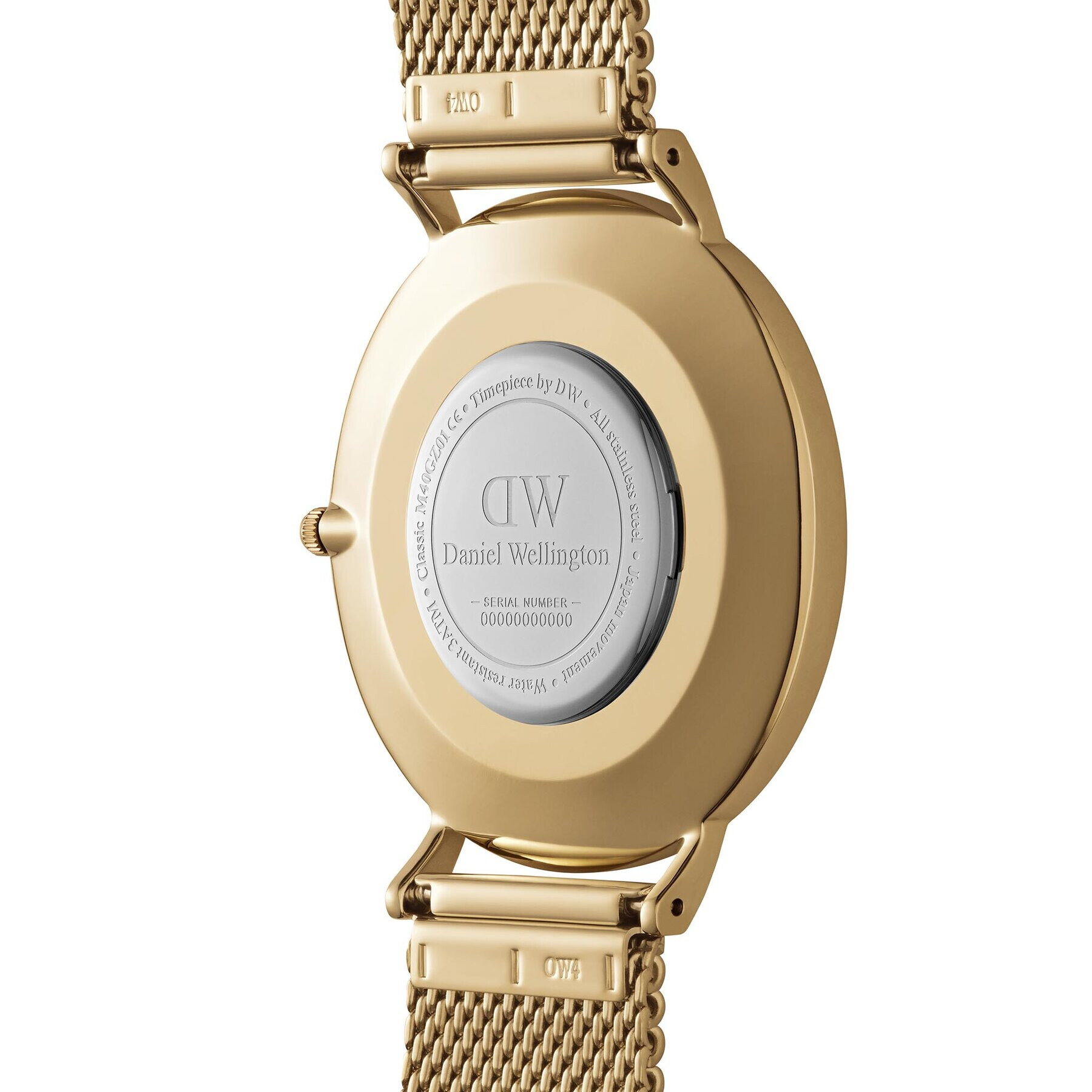 Daniel Wellington Часовник Classic Mesh DW00100631 Златист - Pepit.bg