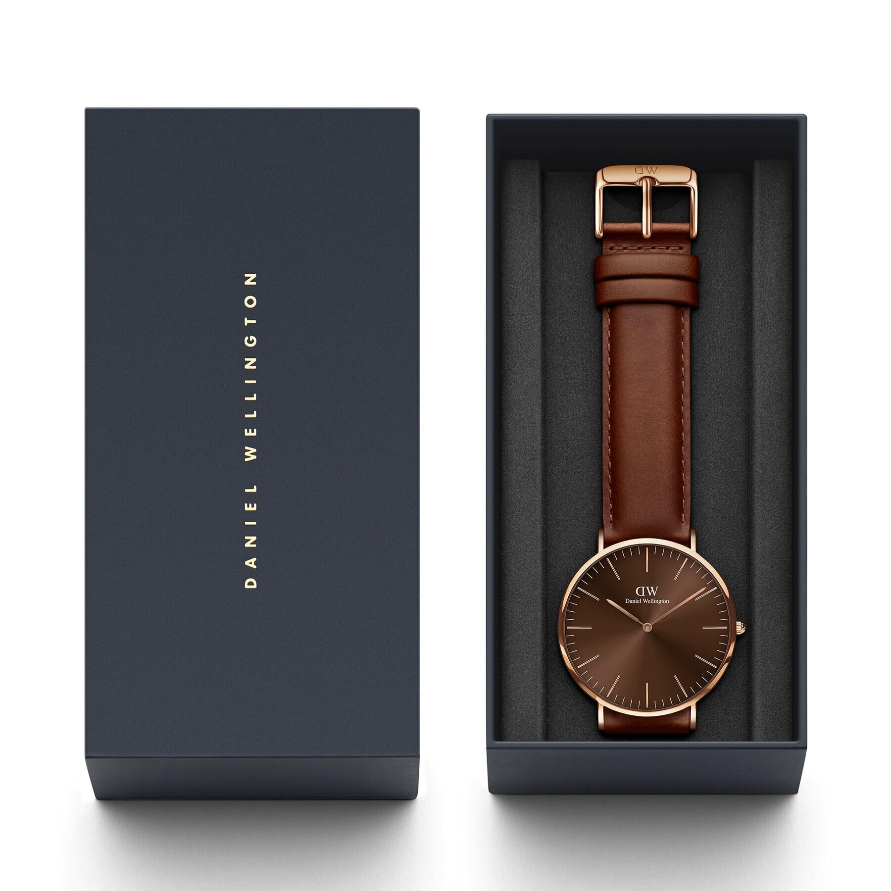 Daniel Wellington Часовник Classic St Mawes DW00100627 Кафяв - Pepit.bg