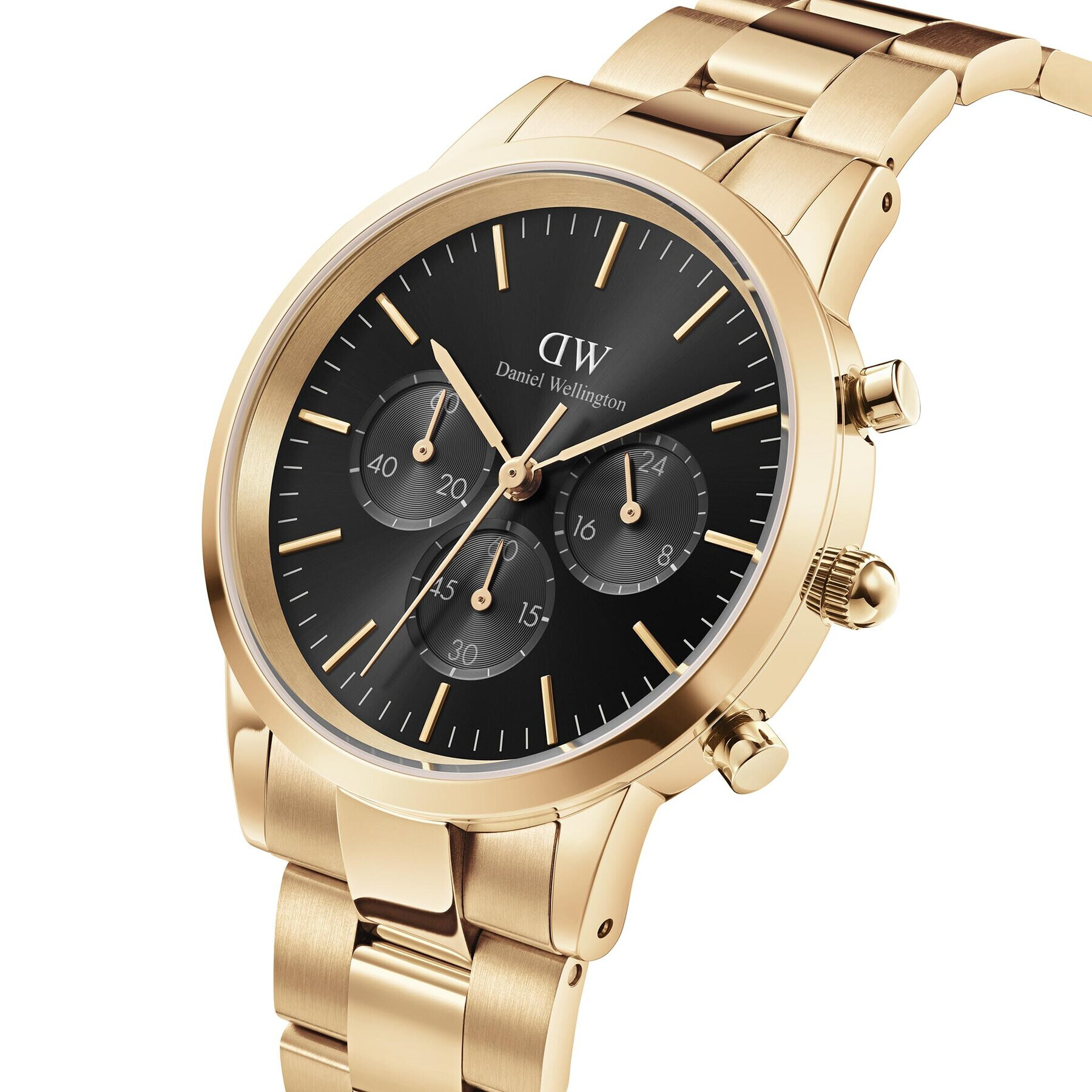 Daniel Wellington Часовник Iconic Chronograph DW00100641 Златист - Pepit.bg