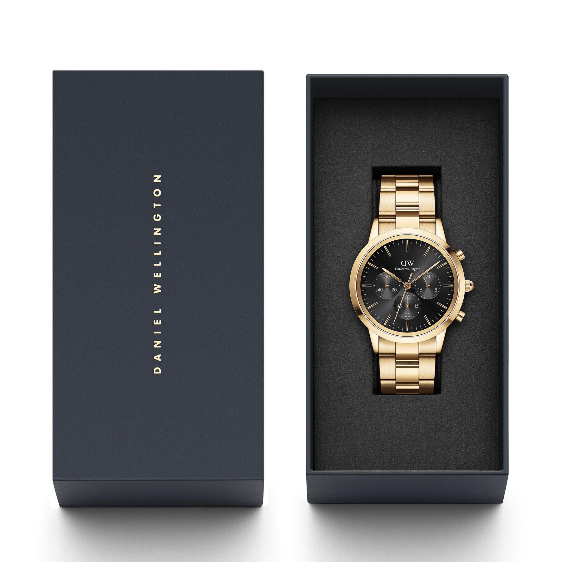 Daniel Wellington Часовник Iconic Chronograph DW00100641 Златист - Pepit.bg