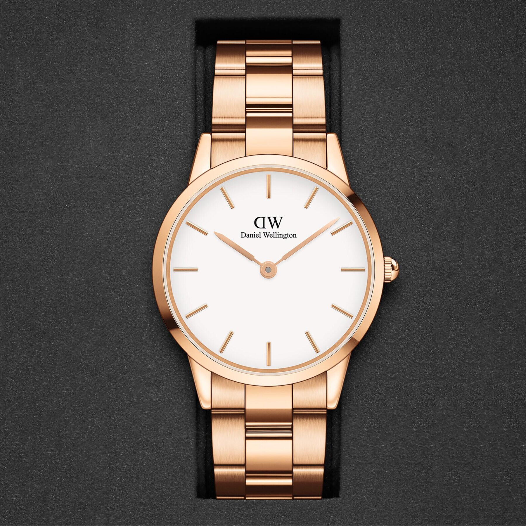 Daniel Wellington Часовник Iconic Link DW00100343 Златист - Pepit.bg