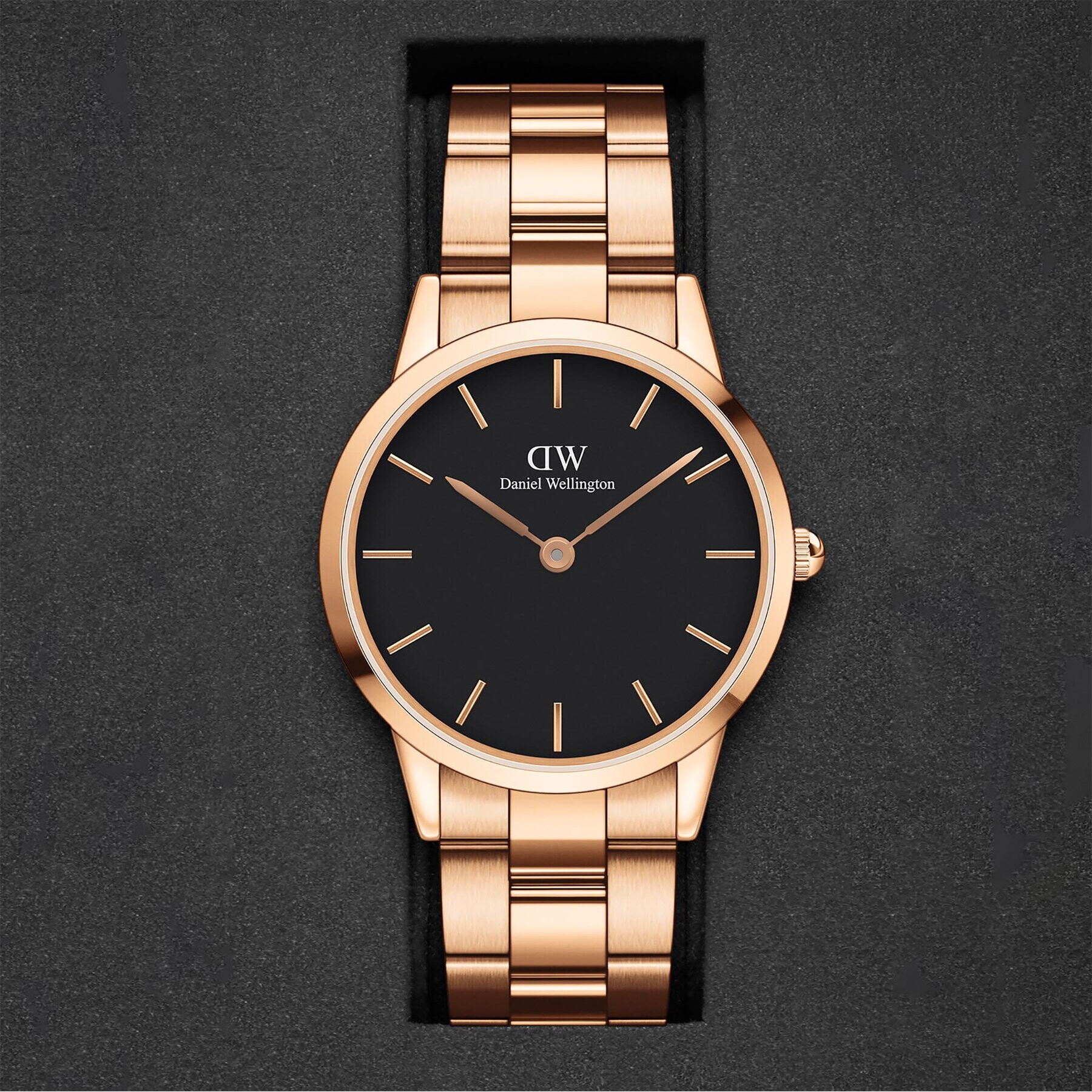 Daniel Wellington Часовник Iconic Link DW00100344 Златист - Pepit.bg