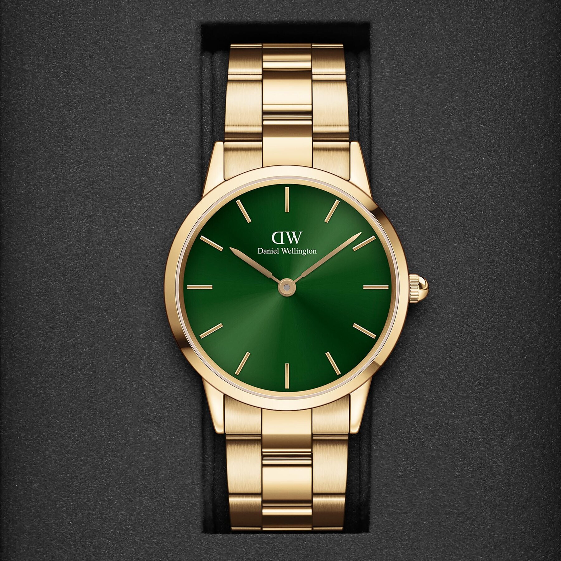Daniel Wellington Часовник Iconic Link DW00100553 Златист - Pepit.bg