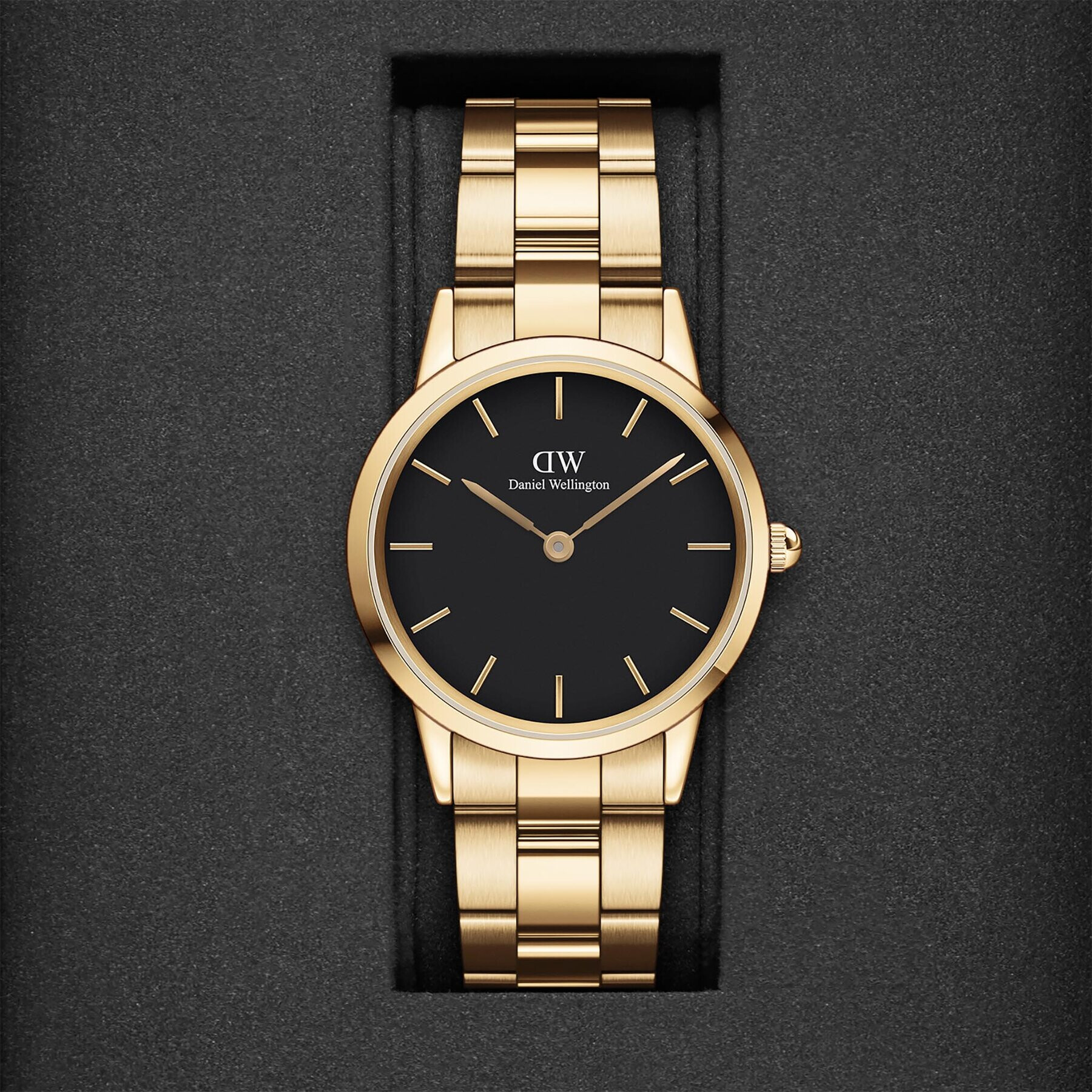 Daniel Wellington Часовник Iconic Link DW00100566 Златист - Pepit.bg
