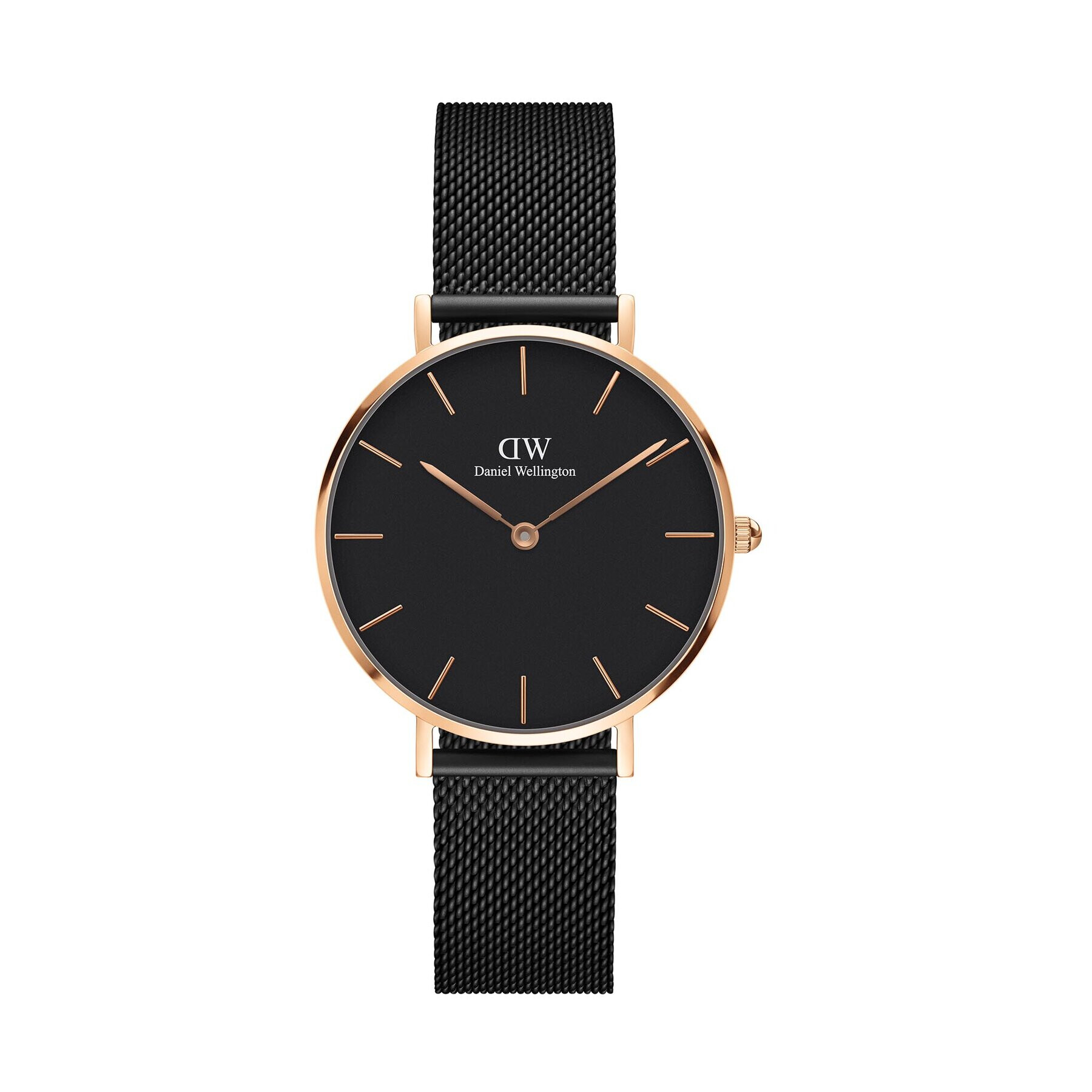 Daniel Wellington Часовник Petite Ashfield DW00100201 Черен - Pepit.bg