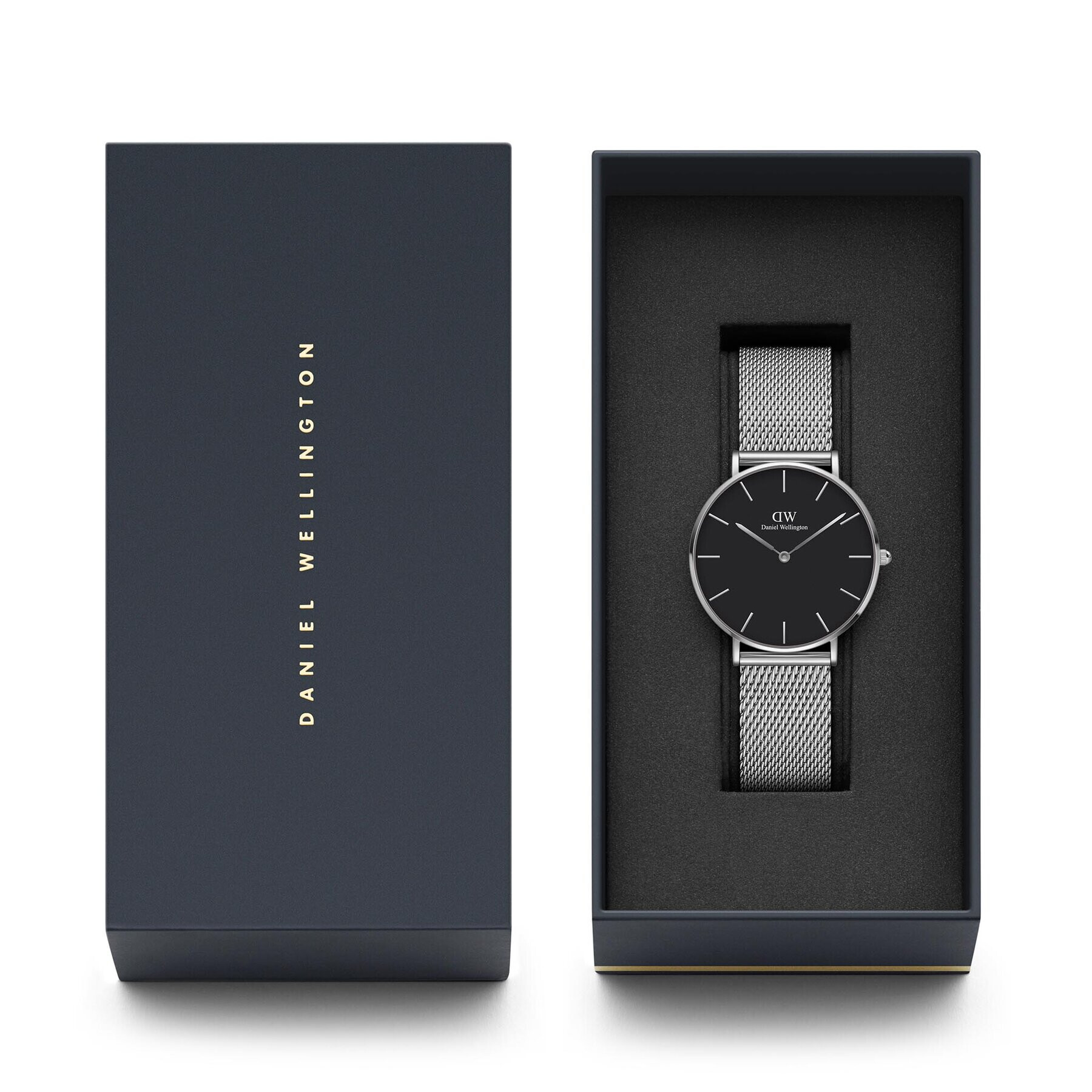 Daniel Wellington Часовник Petite DW00100304 Сребрист - Pepit.bg