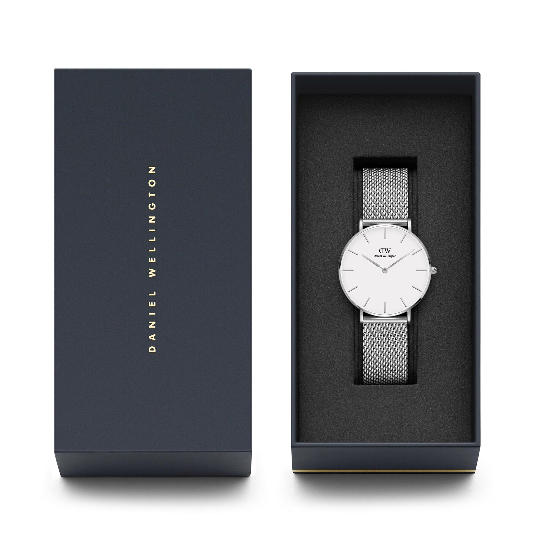 Daniel Wellington Часовник Petite DW00100306 Сребрист - Pepit.bg