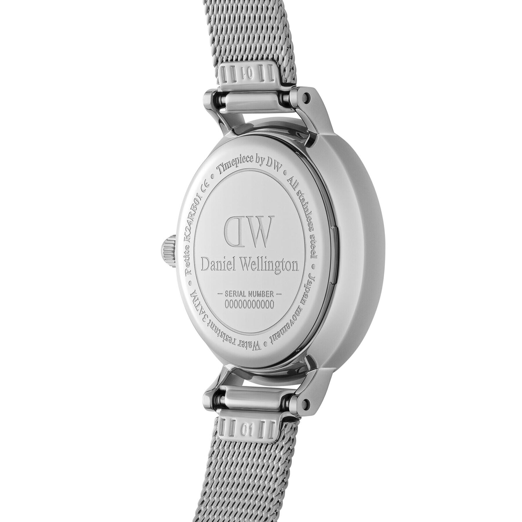 Daniel Wellington Часовник Petite Pressed DW00100442 Сребрист - Pepit.bg