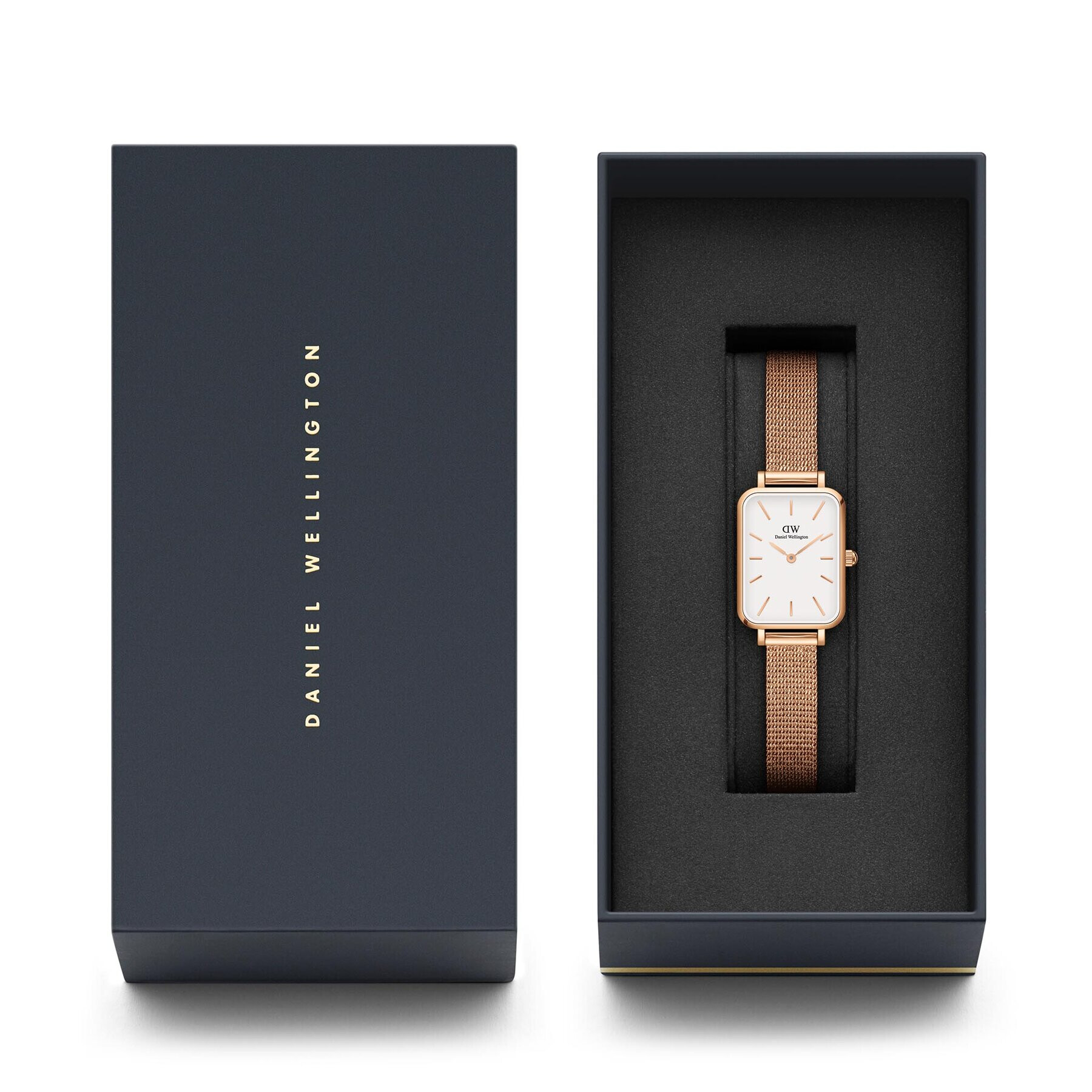 Daniel Wellington Часовник Quadro DW00100431 Златист - Pepit.bg