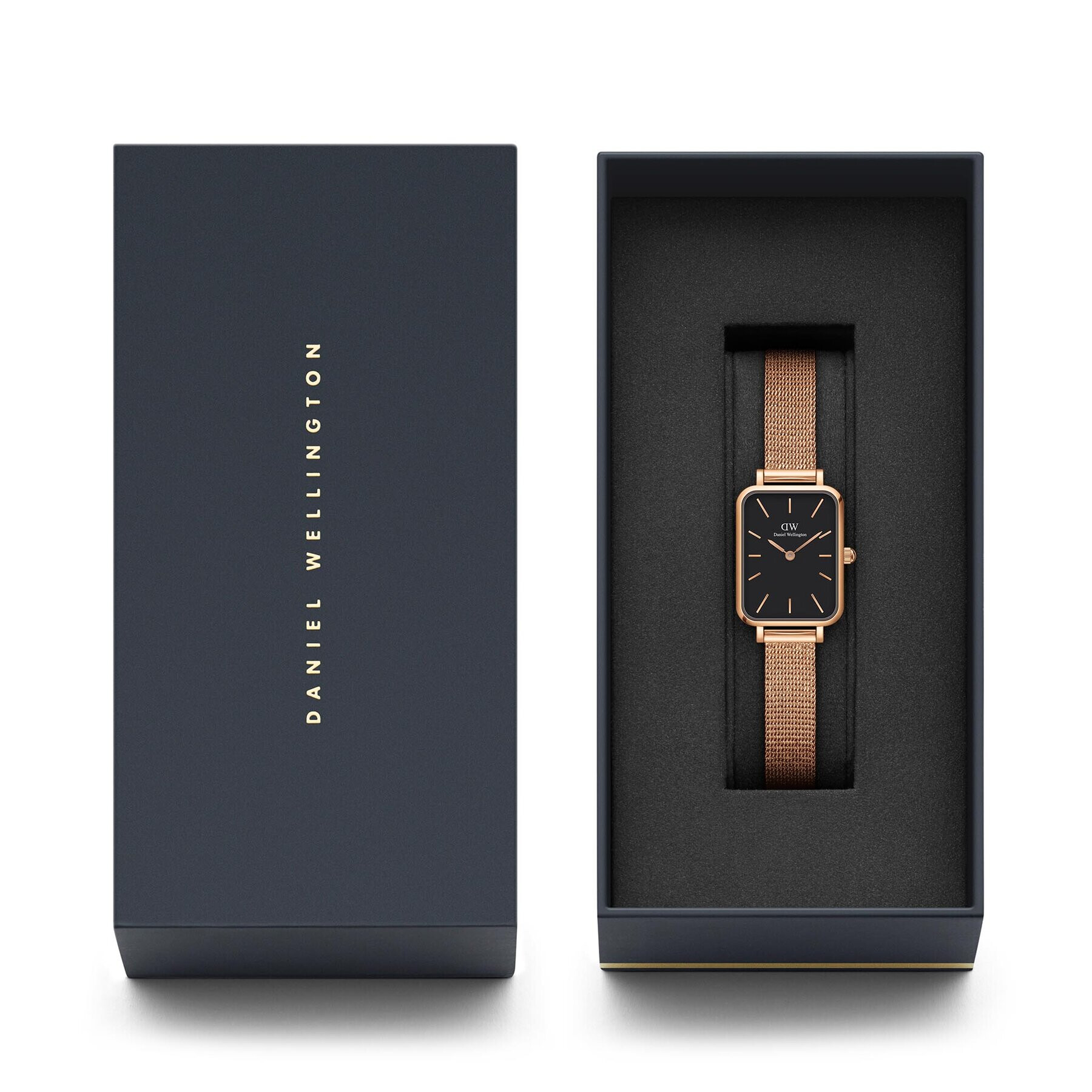 Daniel Wellington Часовник Quadro DW00100432 Златист - Pepit.bg