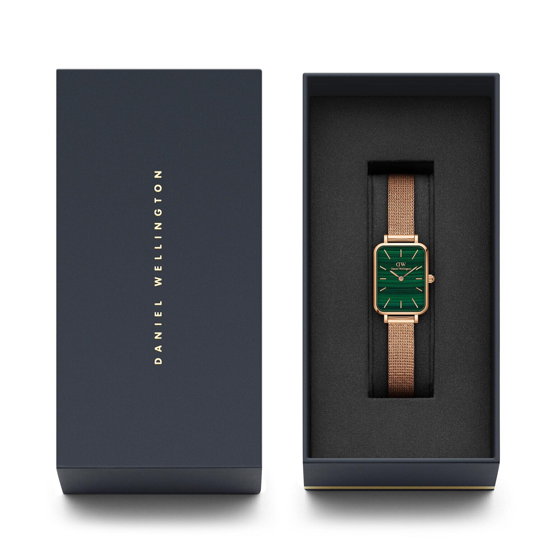 Daniel Wellington Часовник Quadro DW00100437 Златист - Pepit.bg