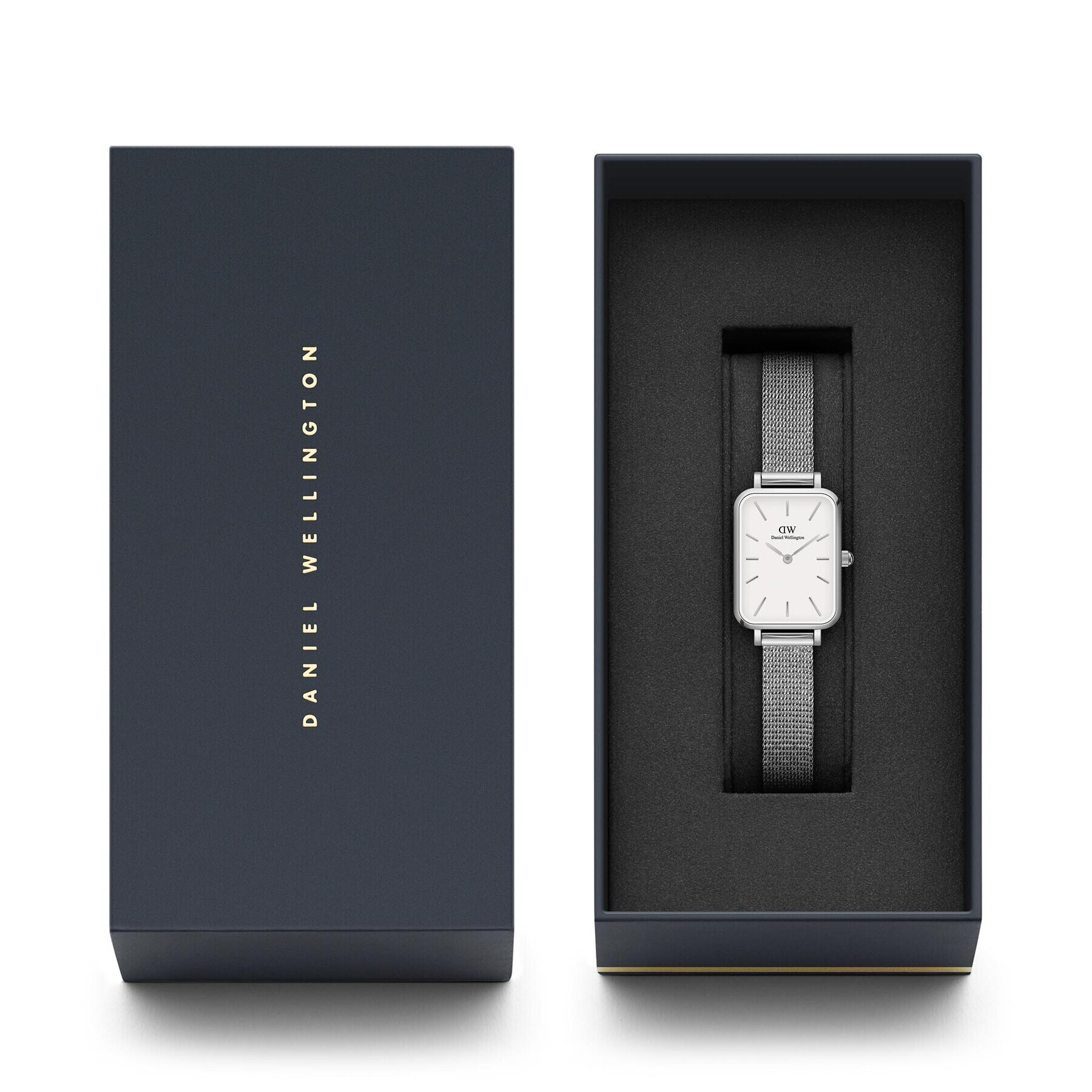 Daniel Wellington Часовник Quadro DW00100438 Сребрист - Pepit.bg