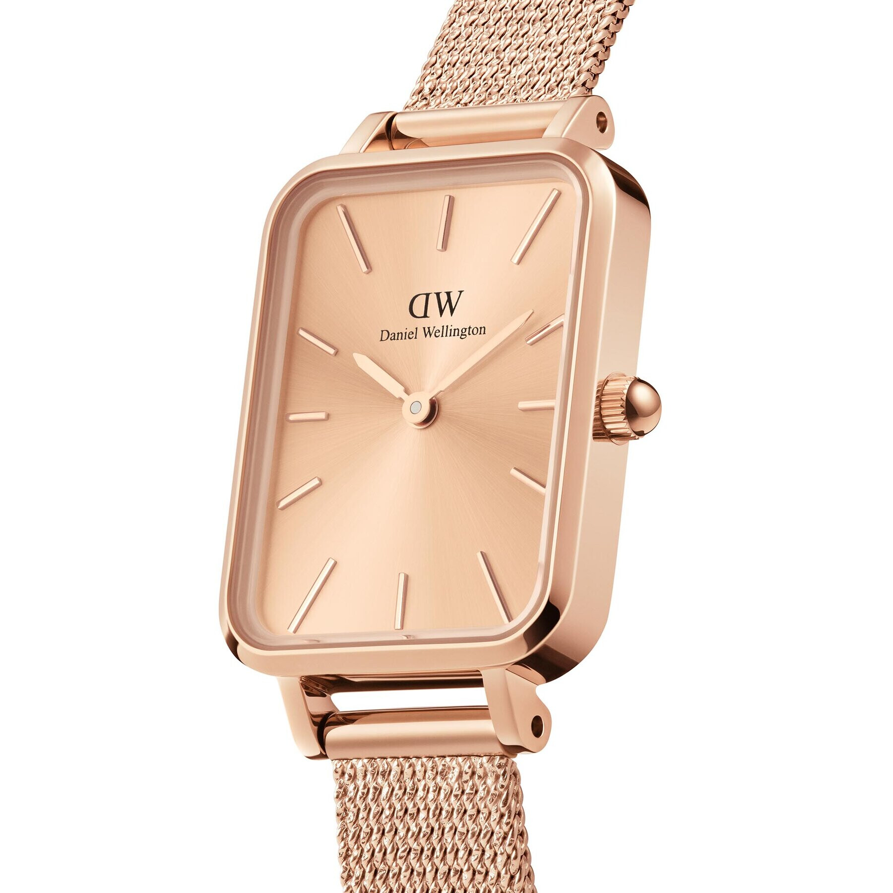 Daniel Wellington Часовник Quadro DW00100484 Розов - Pepit.bg