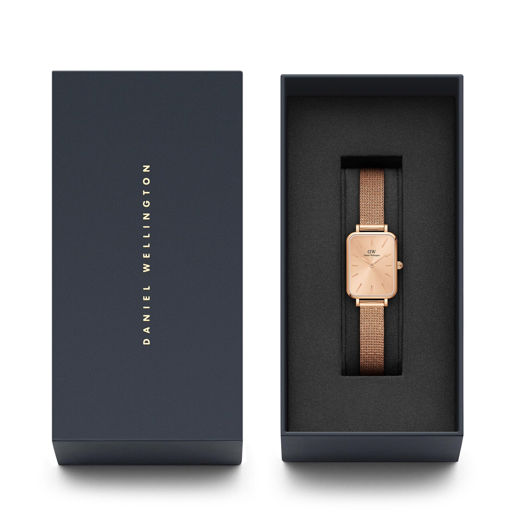 Daniel Wellington Часовник Quadro DW00100484 Розов - Pepit.bg